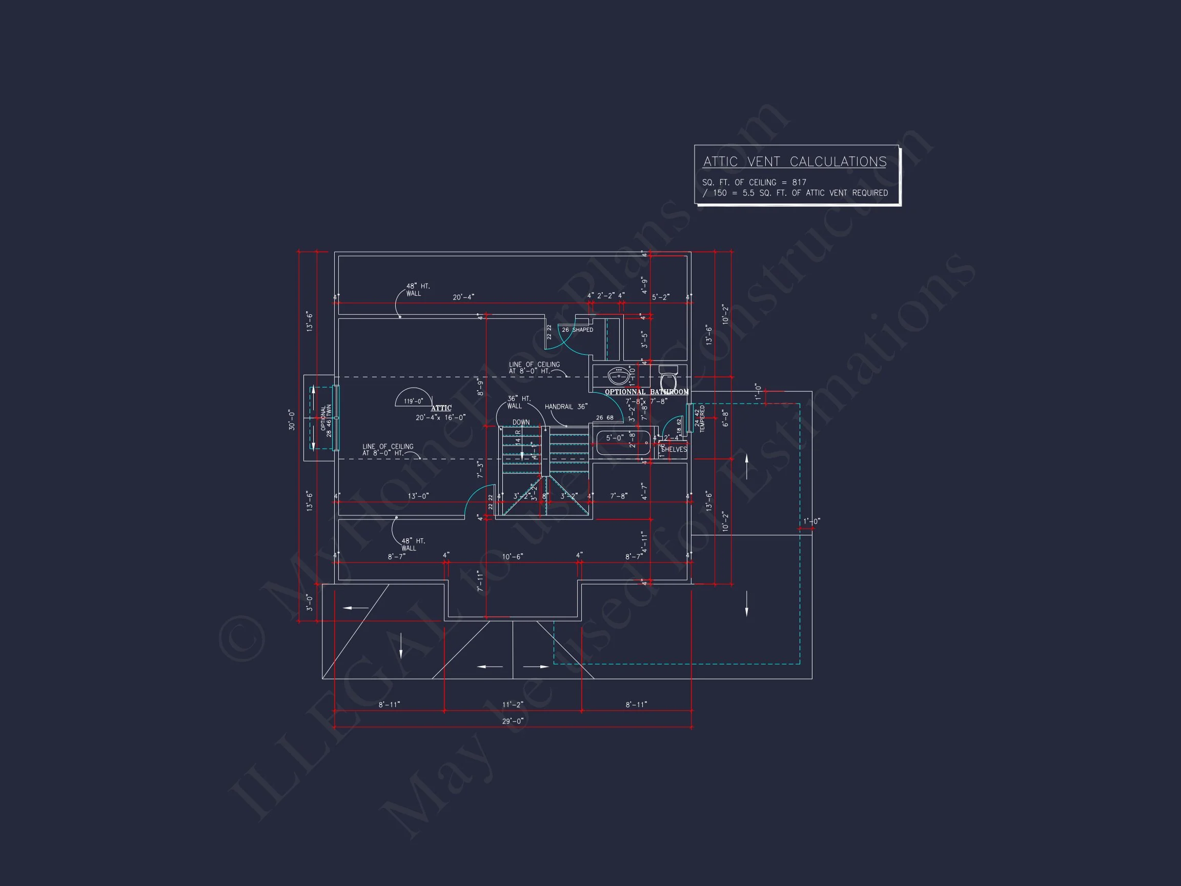 10-1615 HOUSE PLAN -Colonial Home Plan - 4-Bed, 3-Bath, 2,450 SF 21 2-Story Farmhouse house Plan w/Open Floor Plan & Attic (2294 sq ft)