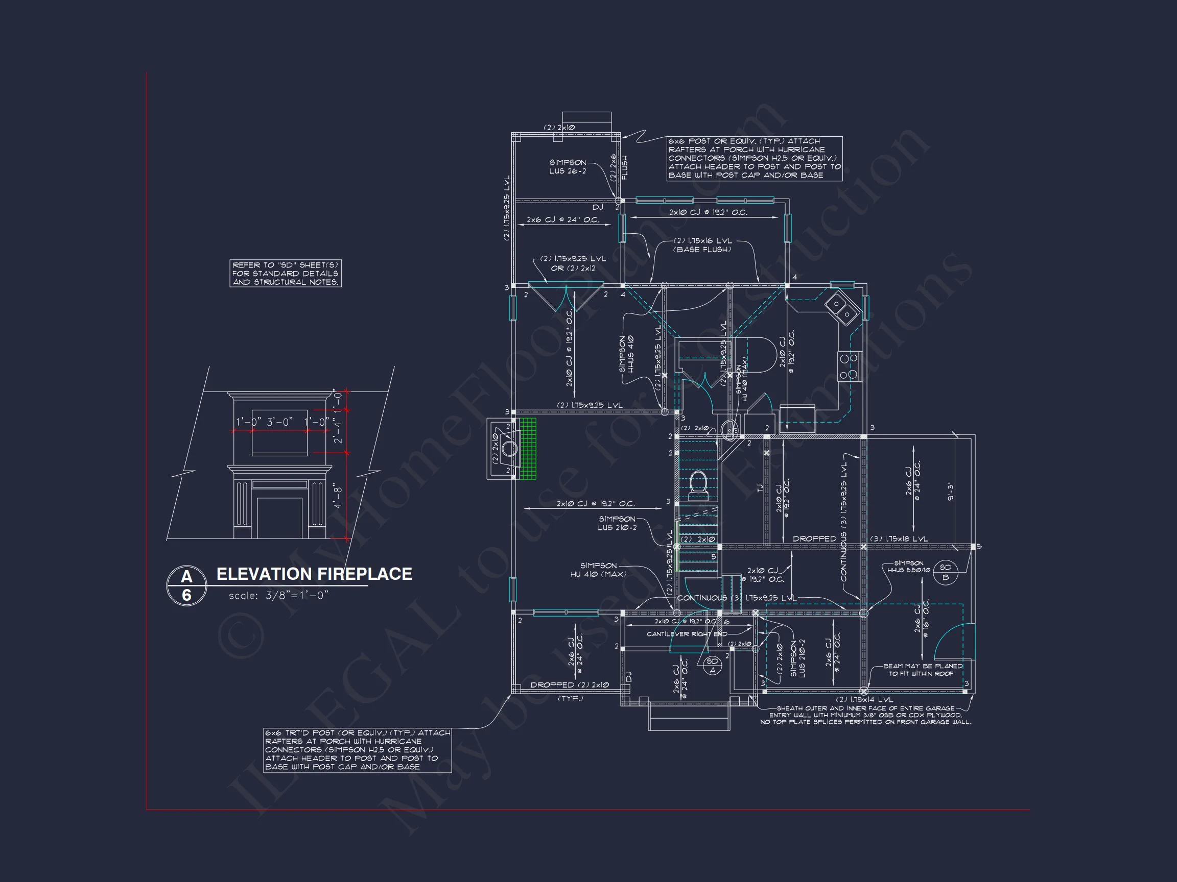 10-1615 HOUSE PLAN -Colonial Home Plan - 4-Bed, 3-Bath, 2,450 SF 14 2-Story Farmhouse house Plan w/Open Floor Plan & Attic (2294 sq ft)