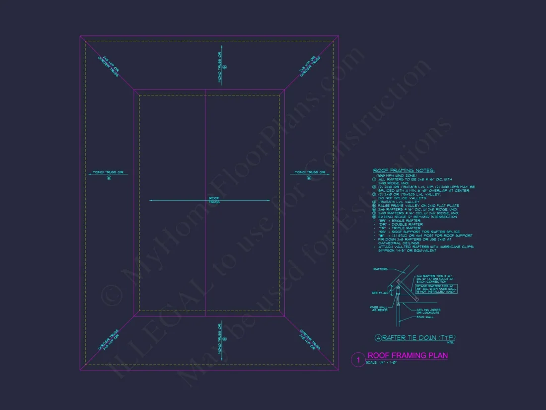 Traditional Farmhouse house Plan with 2 Stories and CAD Designs