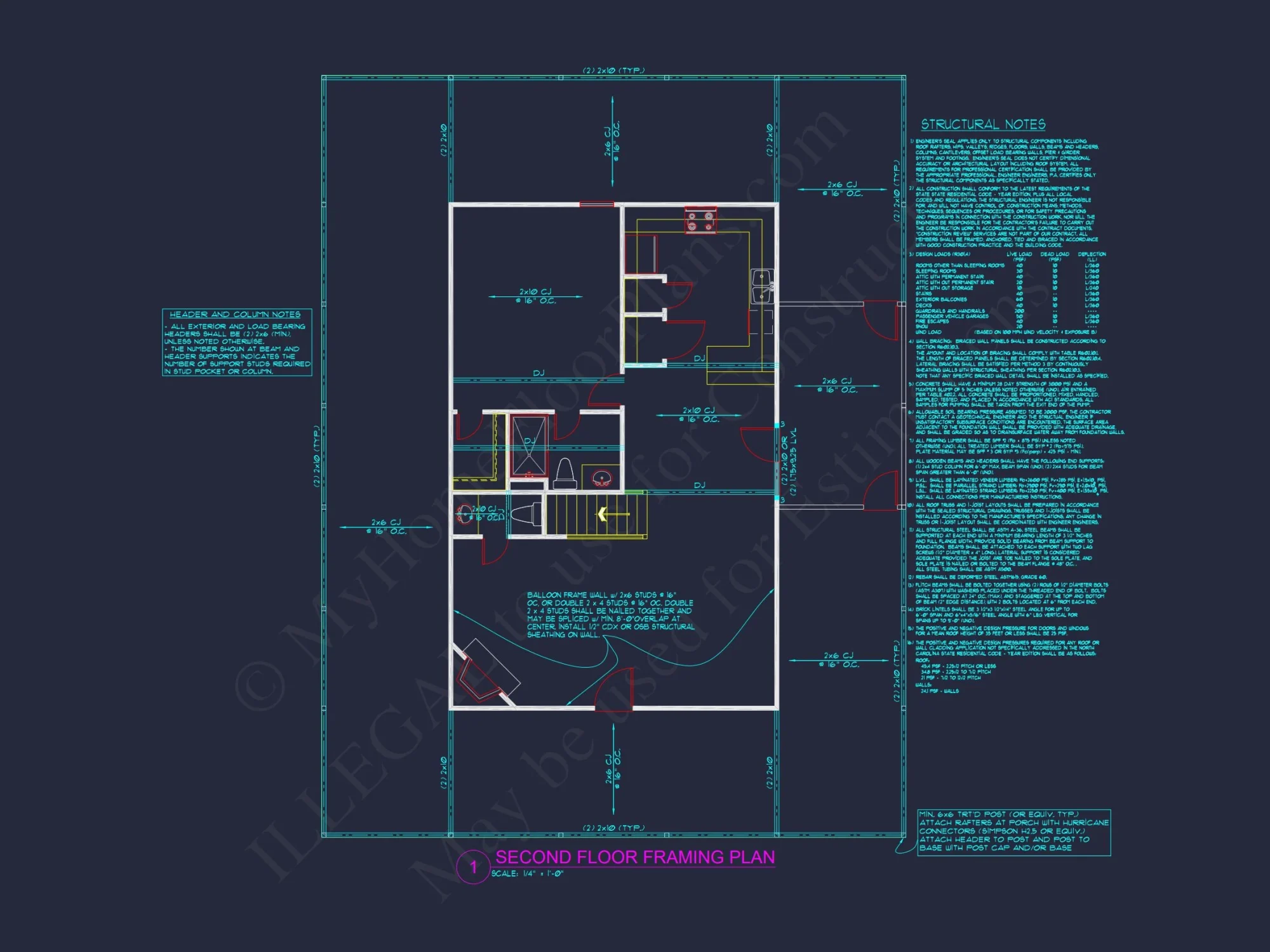 Traditional Farmhouse house Plan with 2 Stories and CAD Designs
