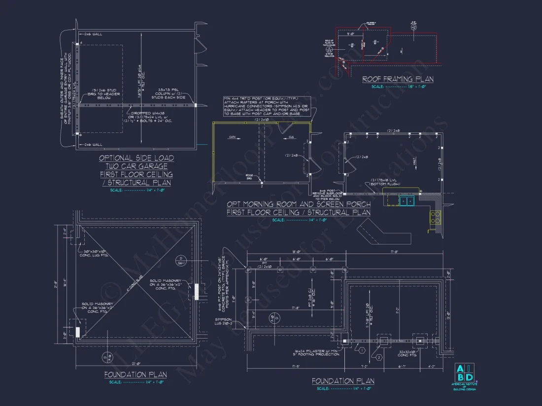 Traditional Craftsman house Plan with Spacious Floor Layout