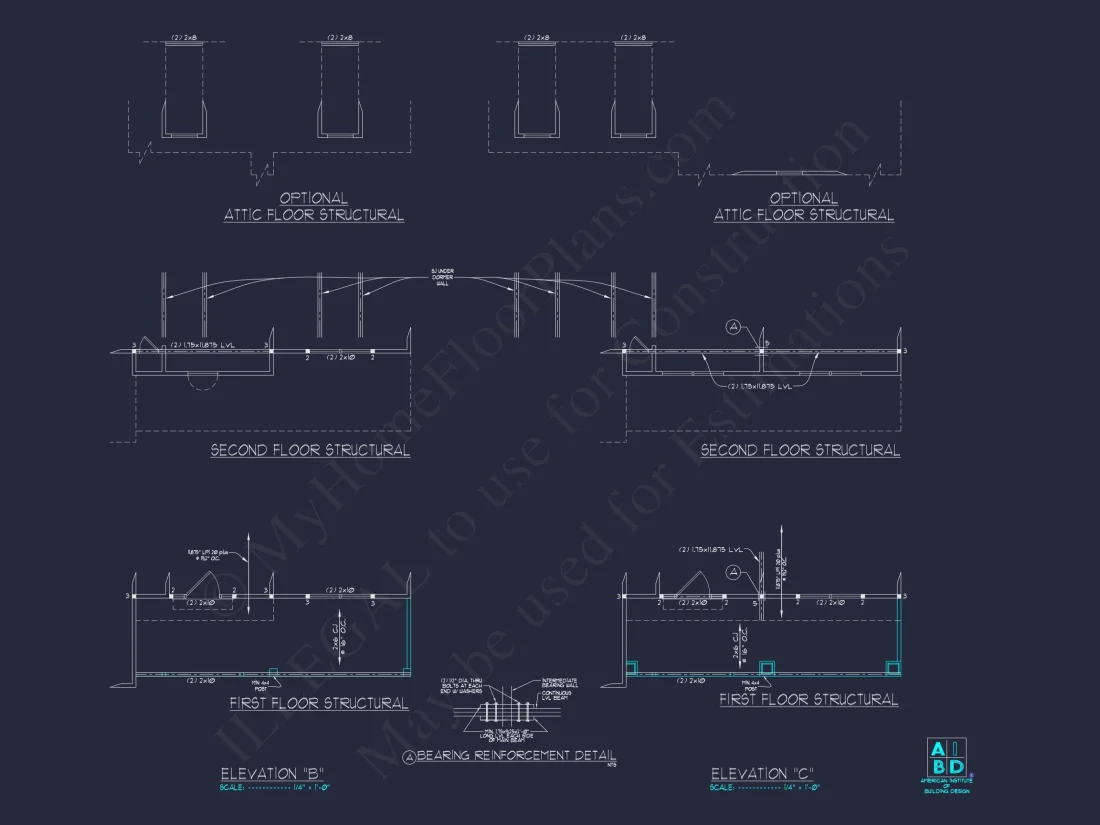 Traditional Craftsman house Plan with Spacious Floor Layout
