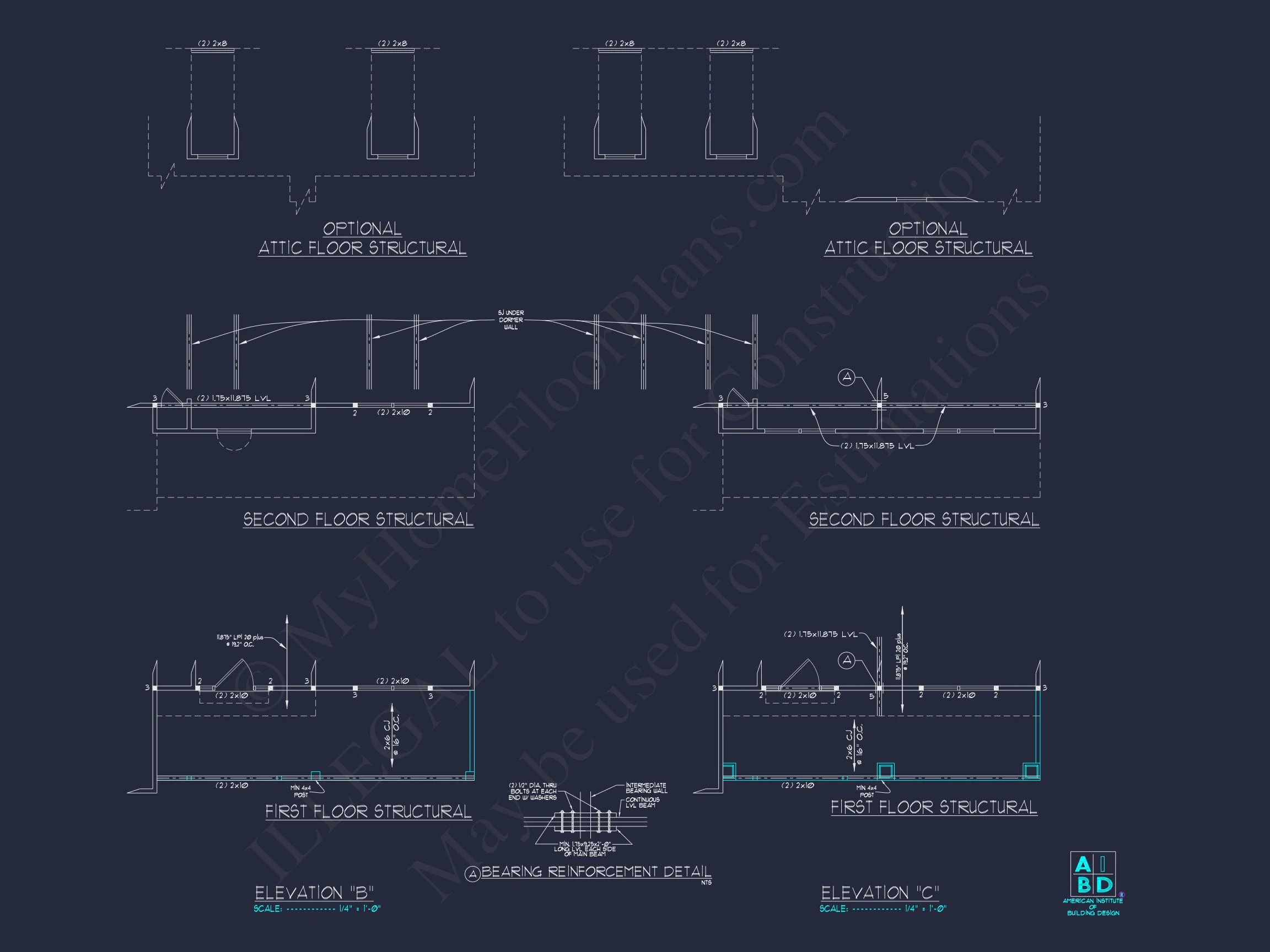 10-1584 HOUSE PLAN -Traditional Colonial Home Plan - 4-Bed, 3-Bath, 2,650 SF 18 Traditional Craftsman house Plan with Spacious Floor Layout