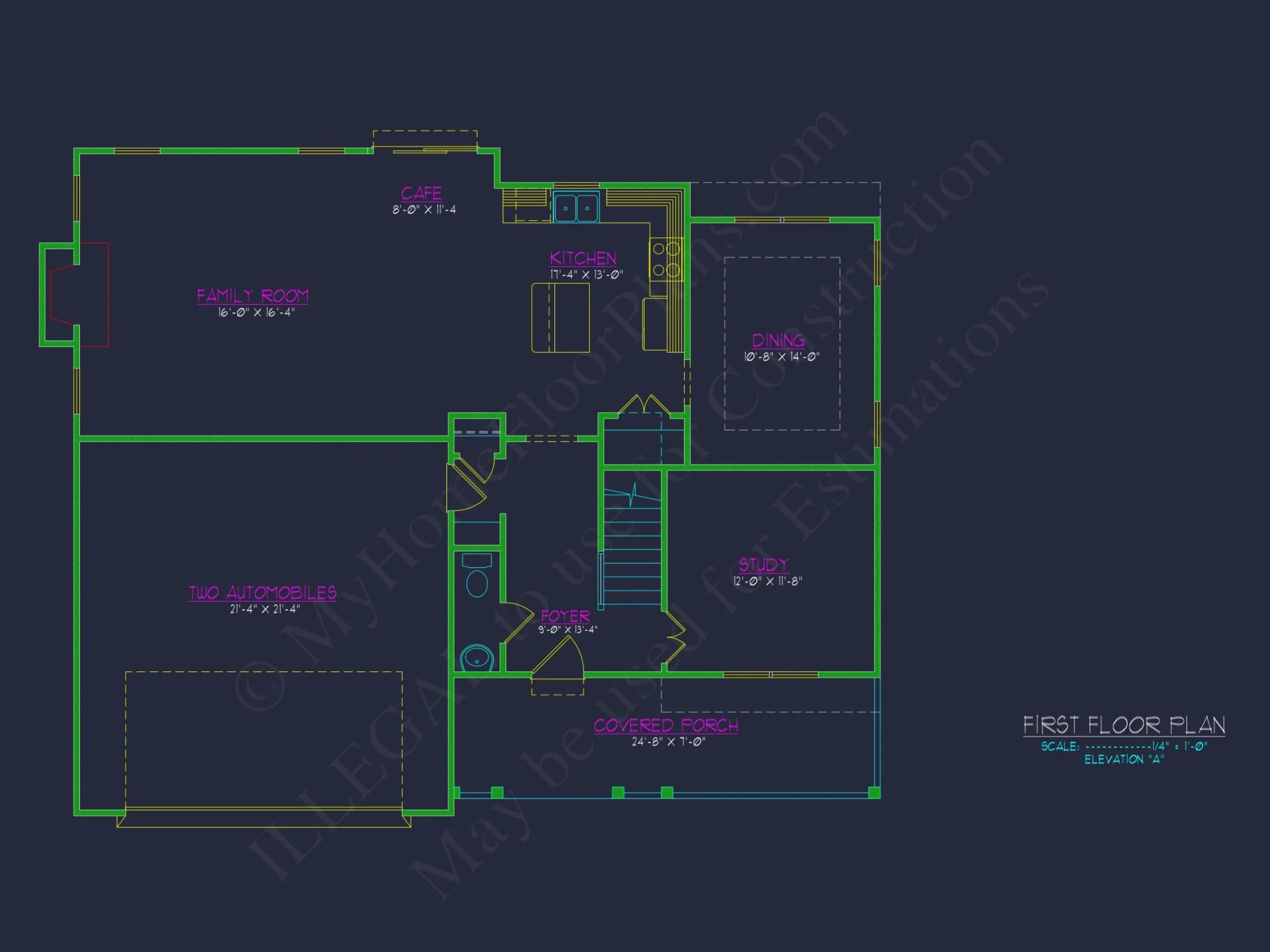 Traditional Craftsman house Plan with Spacious Floor Layout