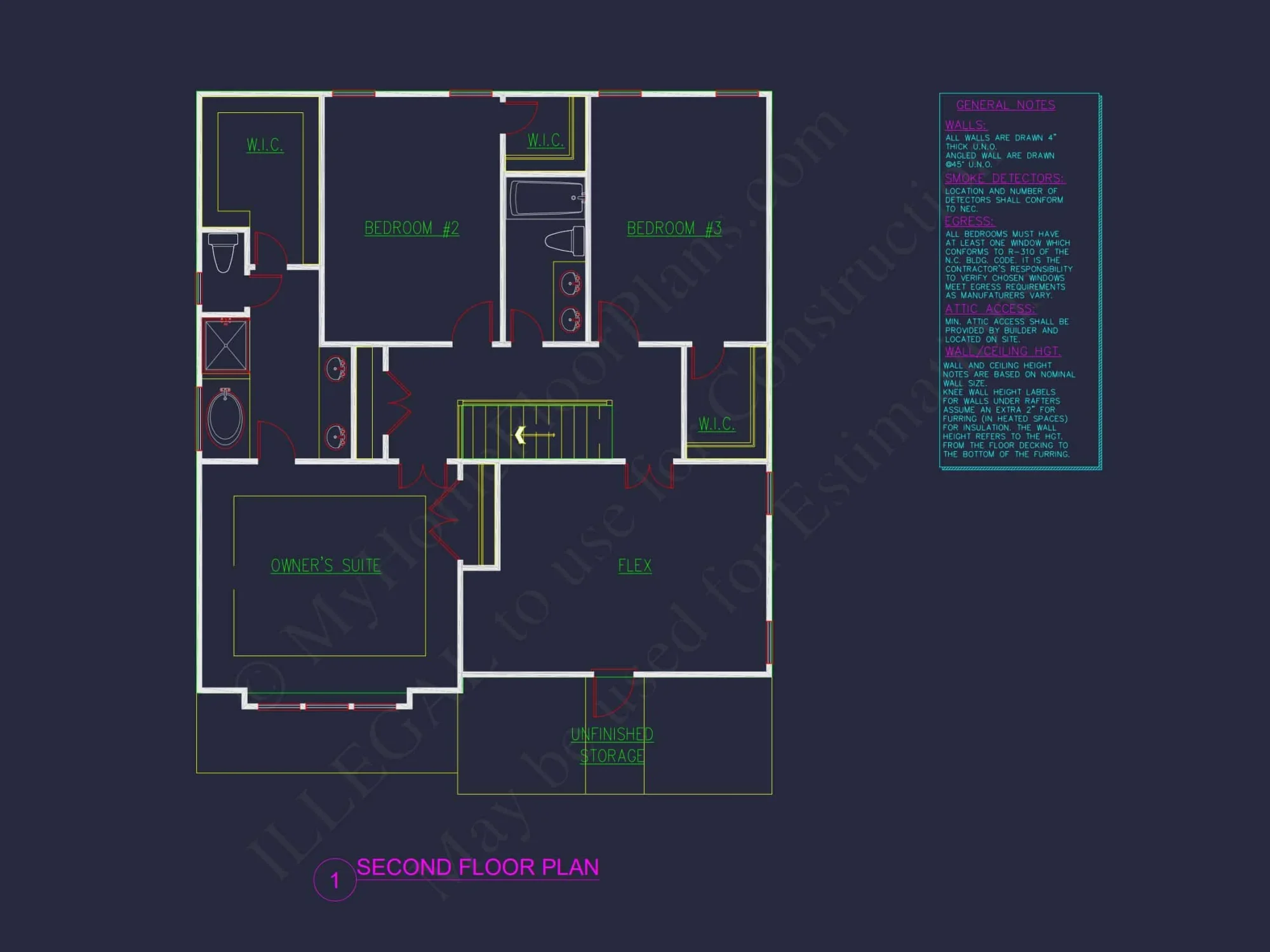 Floor Plan with Garage & Amenities