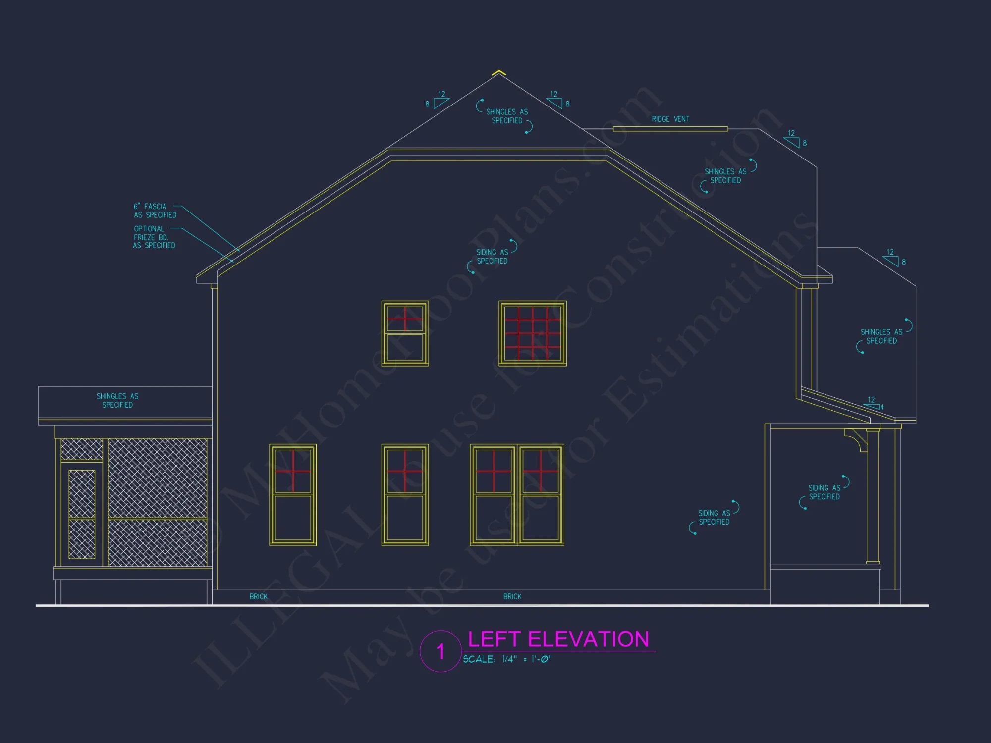 Floor Plan with Garage & Amenities
