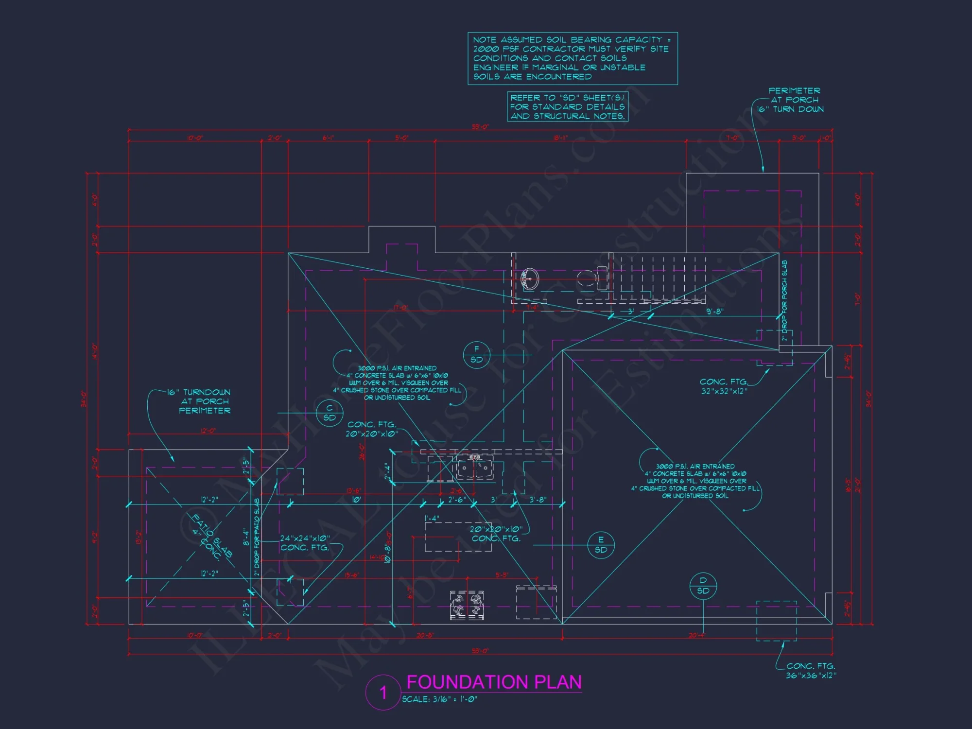 Efficient 2-Story house Plan with CAD Blueprints and Features