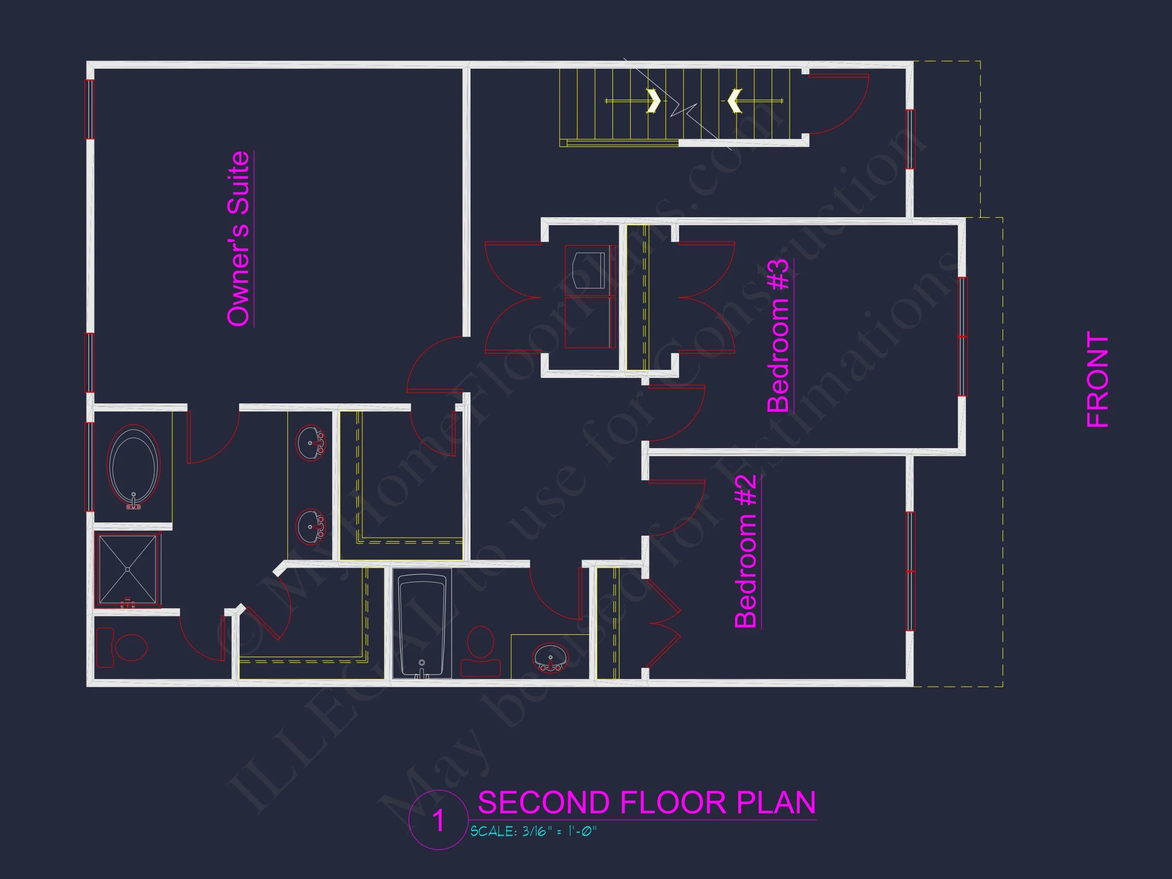 10-1552 HOUSE PLAN -Traditional Colonial Home Plan - 3-Bed, 2.5-Bath, 1,782 SF 5 Efficient 2-Story house Plan with CAD Blueprints and Features