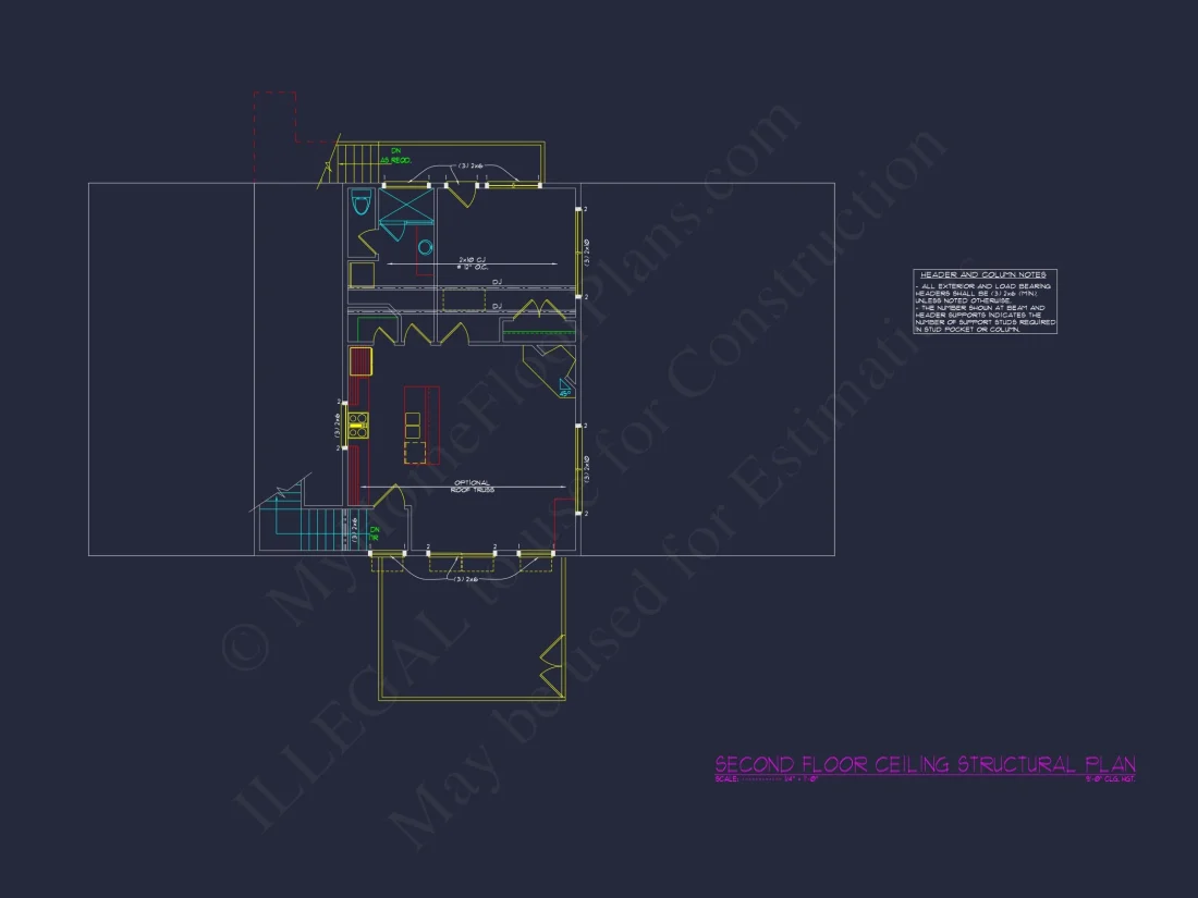 Barn-Style ADU house Floor Plan with CAD Designs and Blueprints