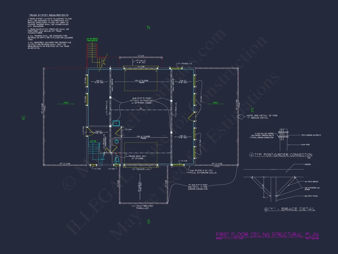 Barn-Style ADU house Floor Plan with CAD Designs and Blueprints