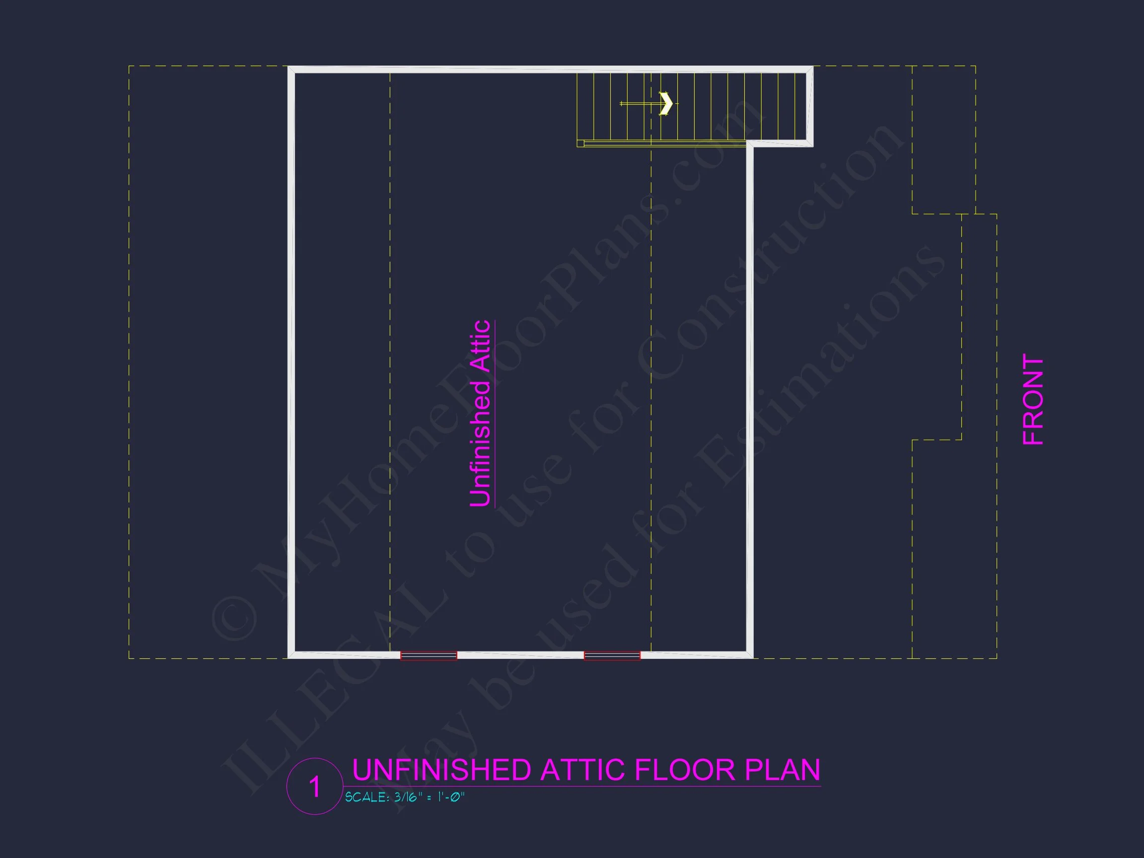 Traditional house Plan with Open Floor Design and CAD Blueprints