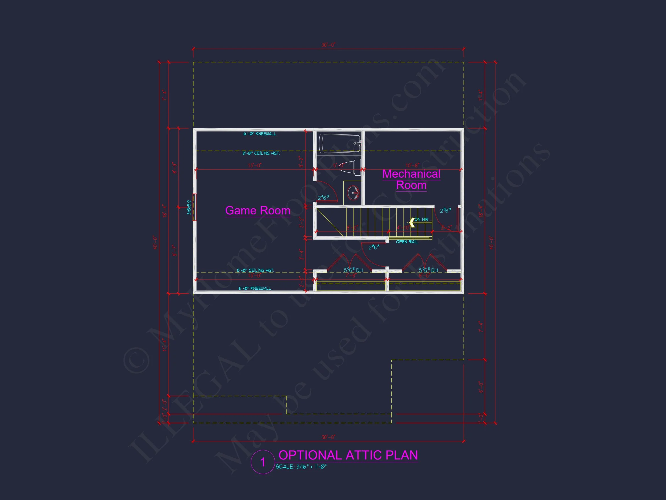 Elegant house Plan with 2 Floors, CAD Designs & Blueprint