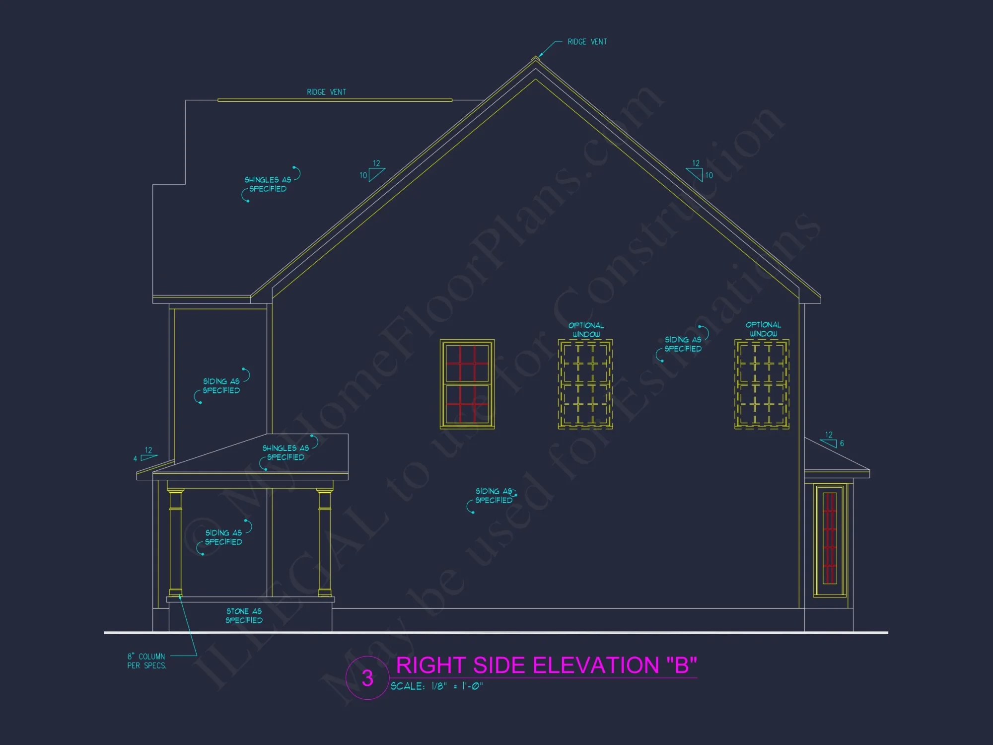 Elegant house Plan with 2 Floors, CAD Designs & Blueprint