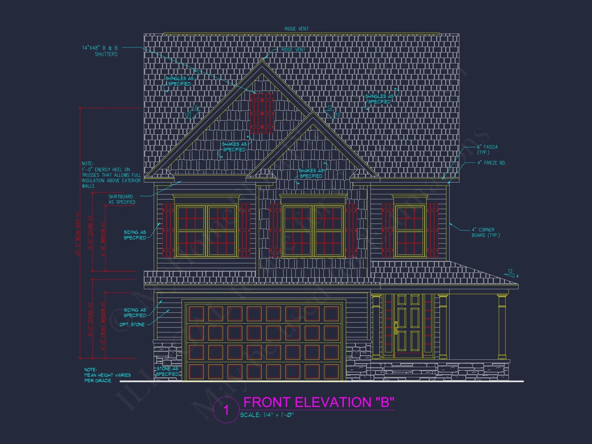 Elegant house Plan with 2 Floors, CAD Designs & Blueprint