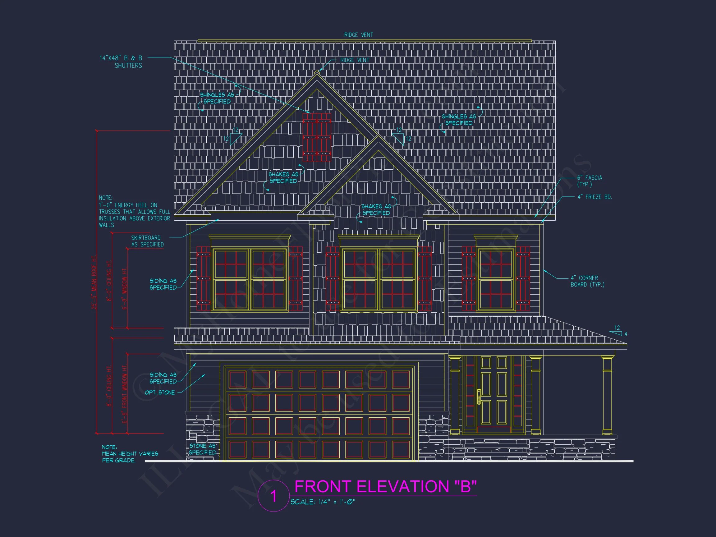 Elegant house Plan with 2 Floors, CAD Designs & Blueprint