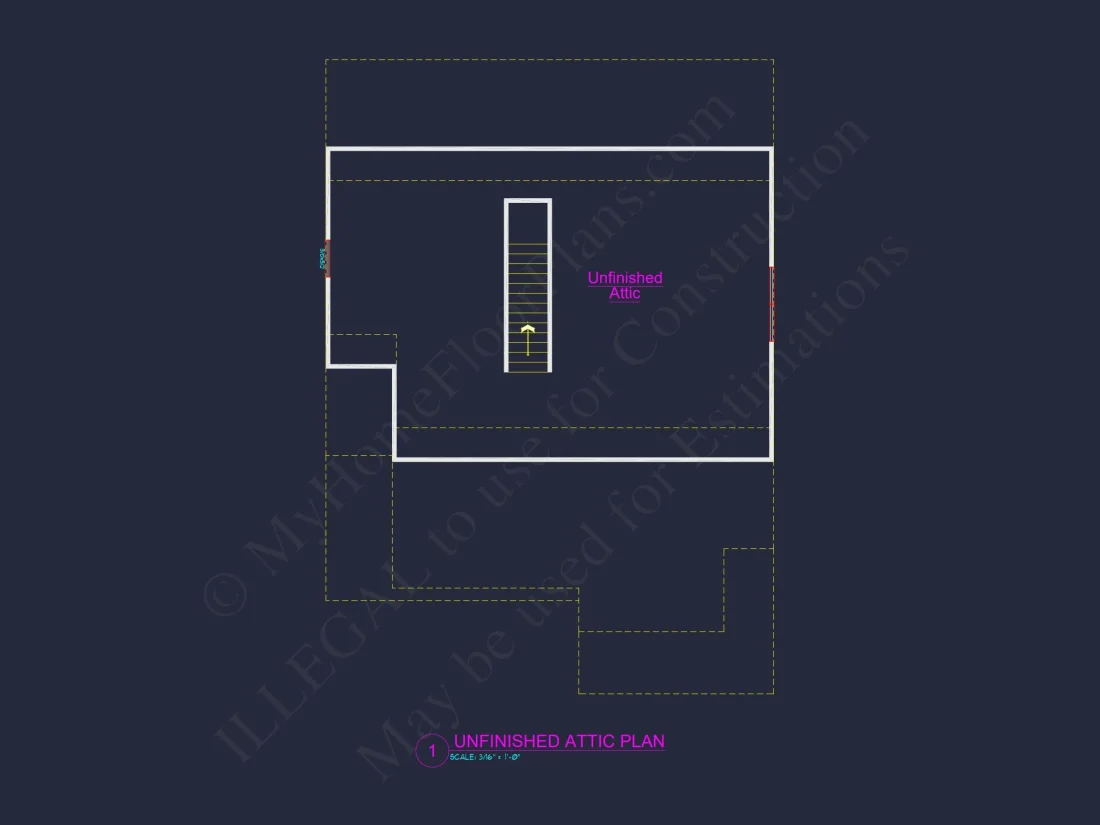 Craftsman Floor Plan with 2 Story Design