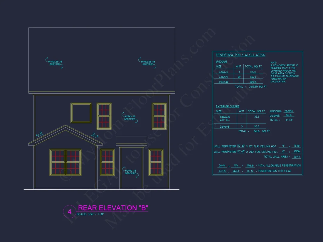 Charming Two-Story house Plan with Detailed CAD Blueprint Designs