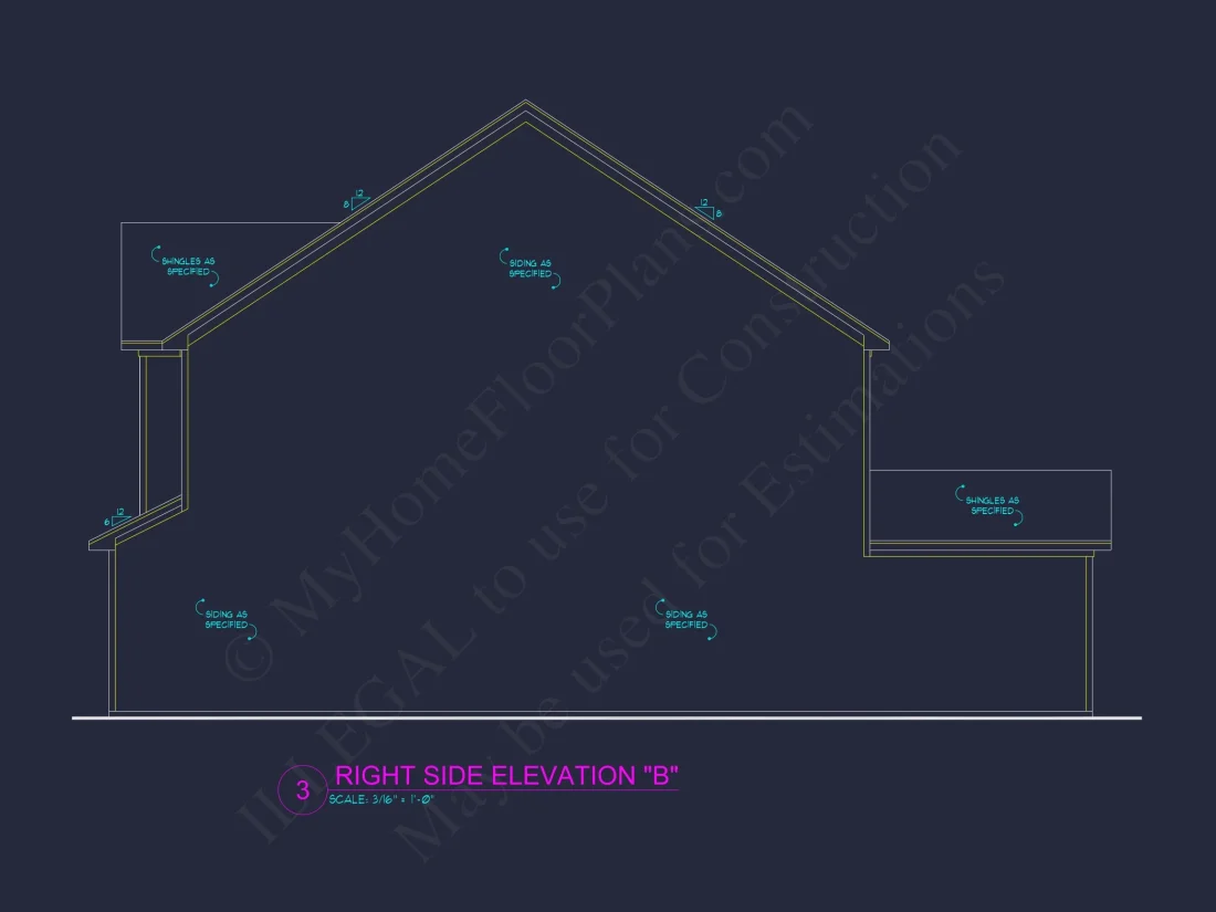 Charming Two-Story house Plan with Detailed CAD Blueprint Designs