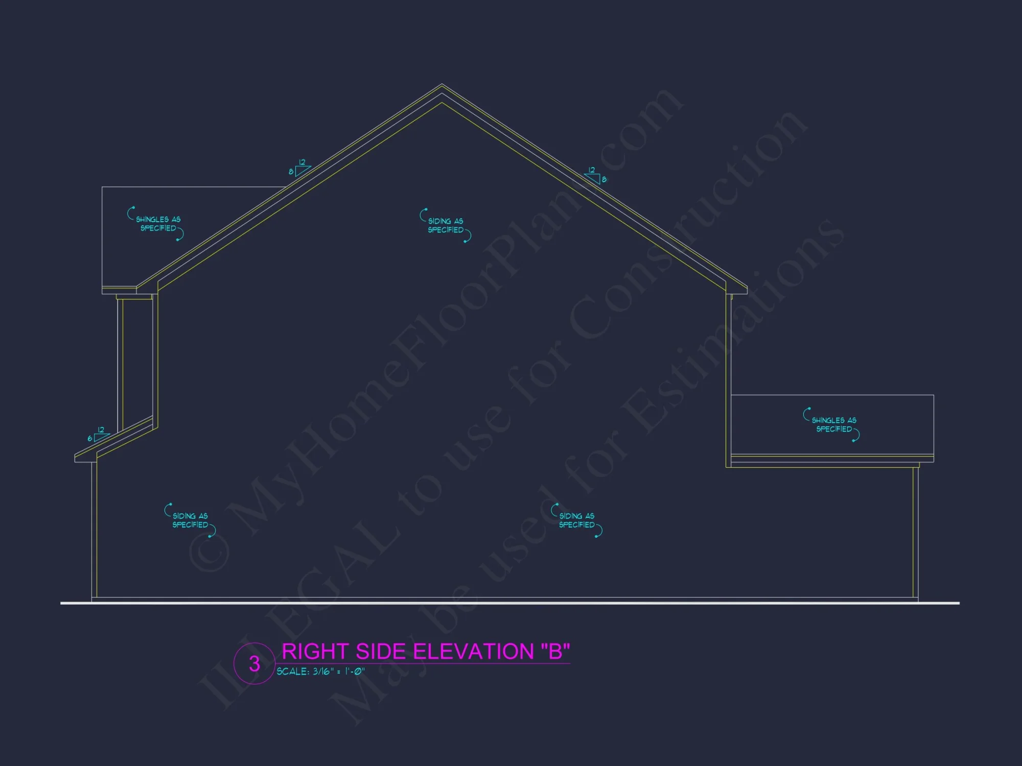Charming Two-Story house Plan with Detailed CAD Blueprint Designs