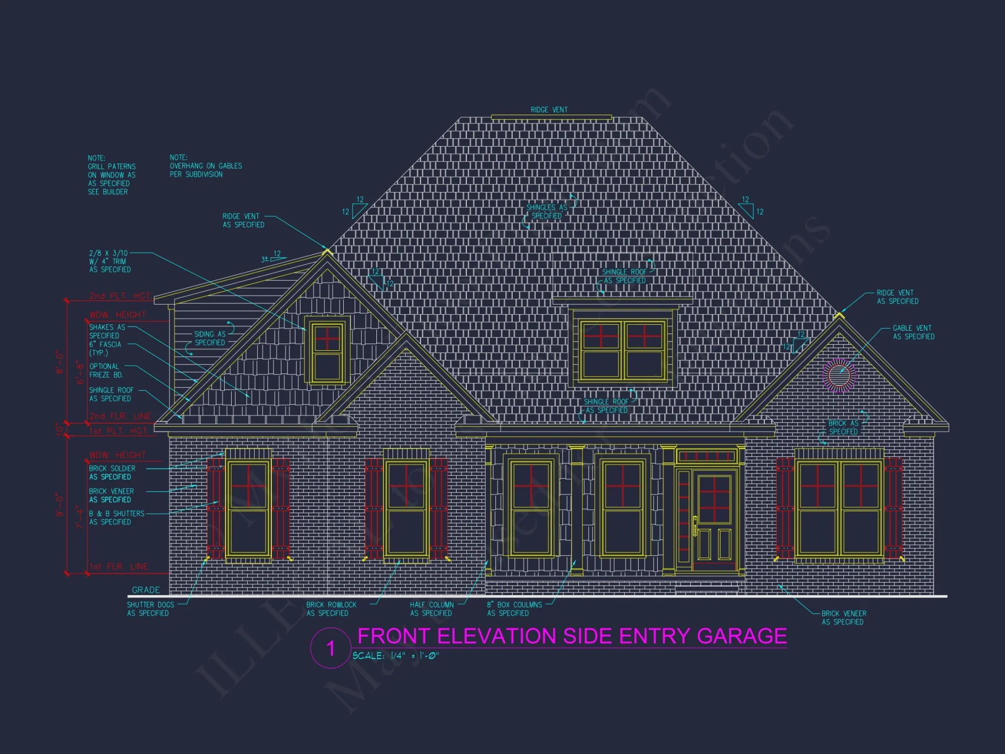 Craftsman house Design with Floor Plan, CAD, & Blueprint Insights