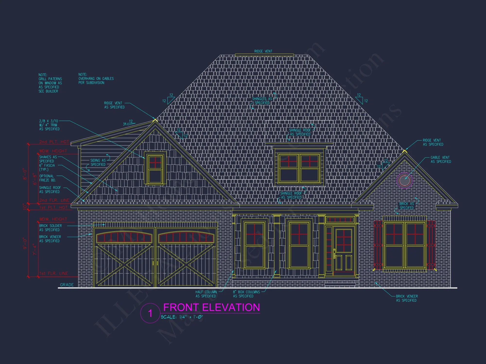 Craftsman house Design with Floor Plan, CAD, & Blueprint Insights