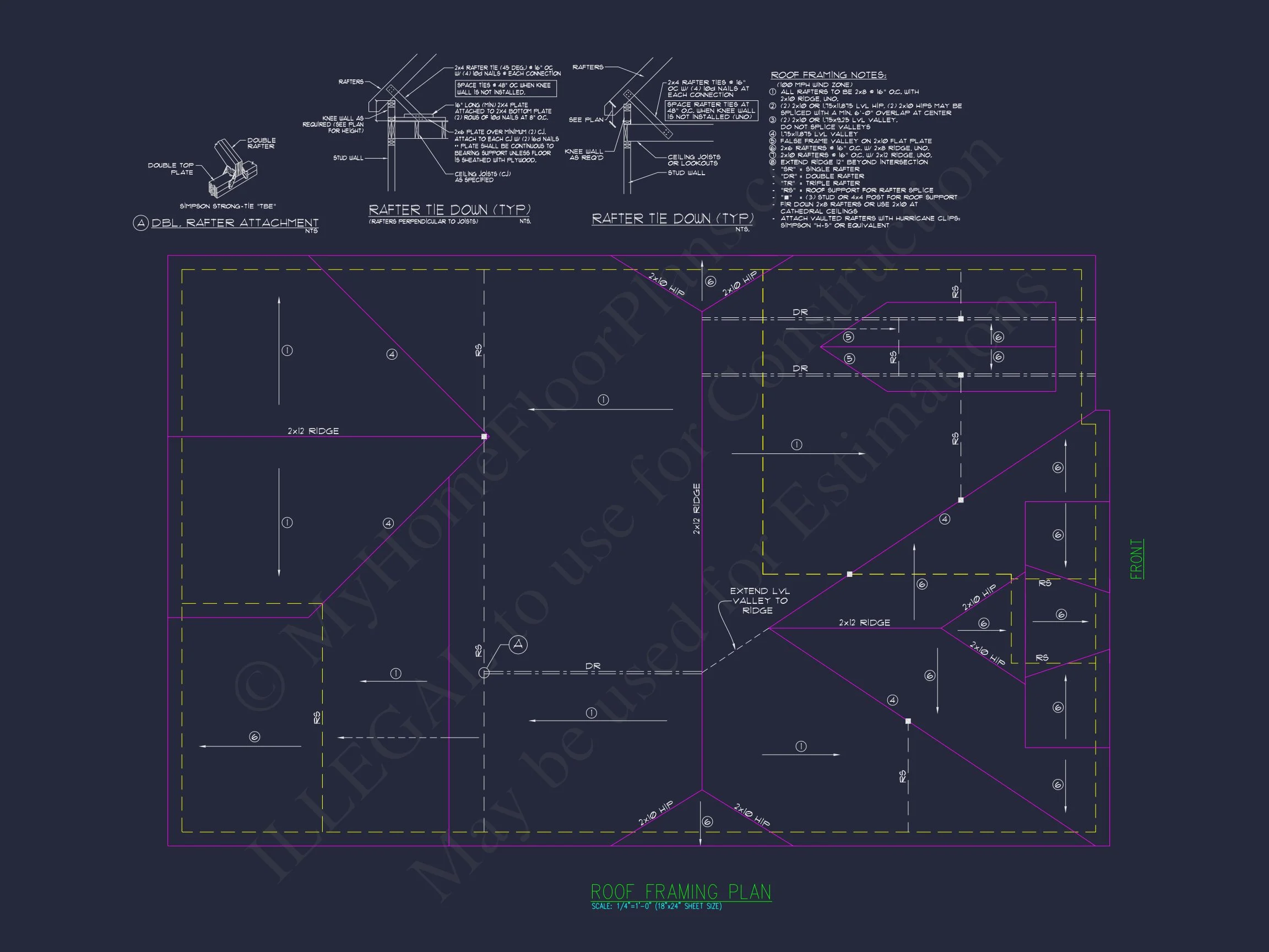 Craftsman house Plan with 3 Bedrooms and Open Floor Plan