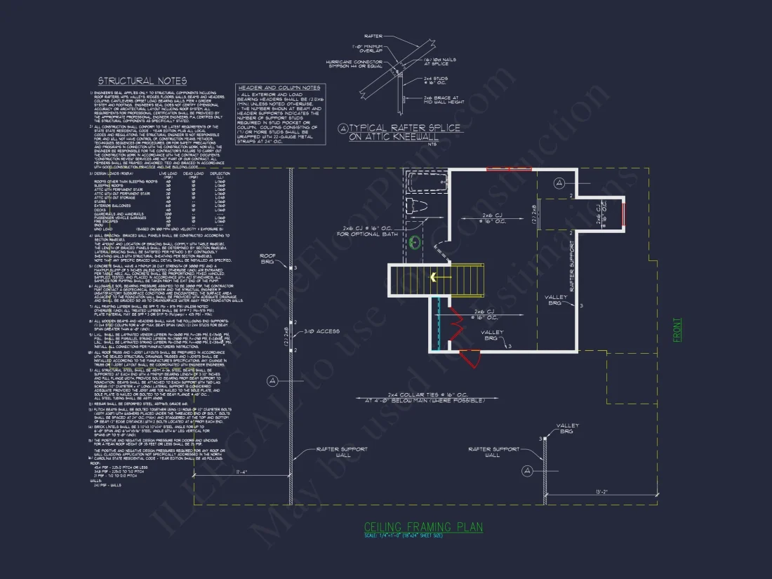 Craftsman house Plan with 3 Bedrooms and Open Floor Plan