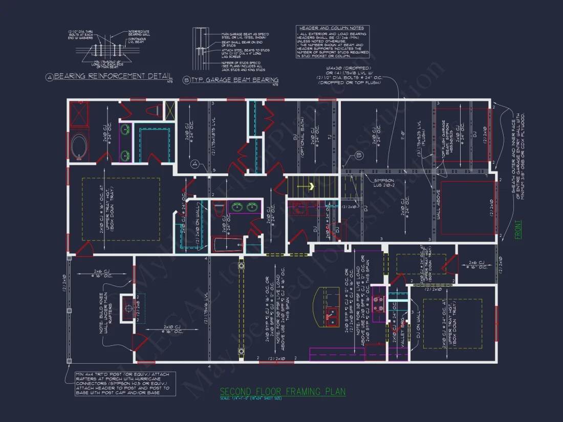 Craftsman house Plan with 3 Bedrooms and Open Floor Plan