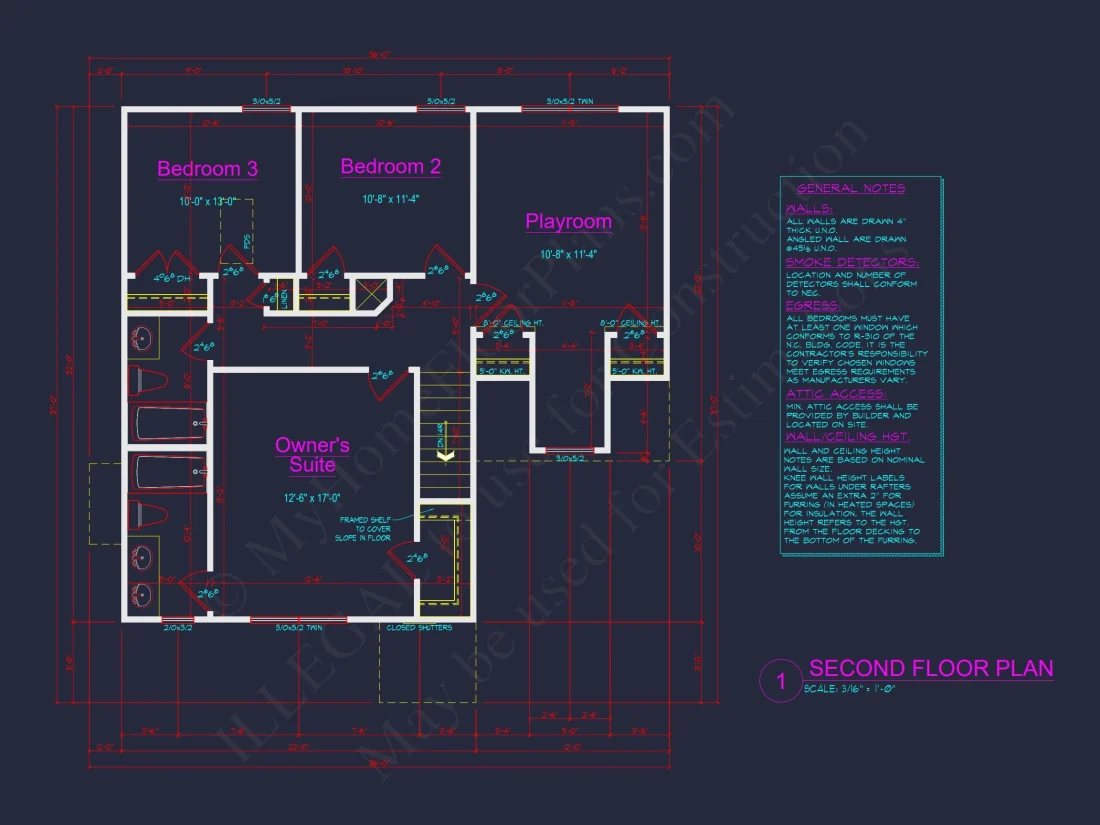 Craftsman-Style house Plan with Open Floor Layout & CAD Designs