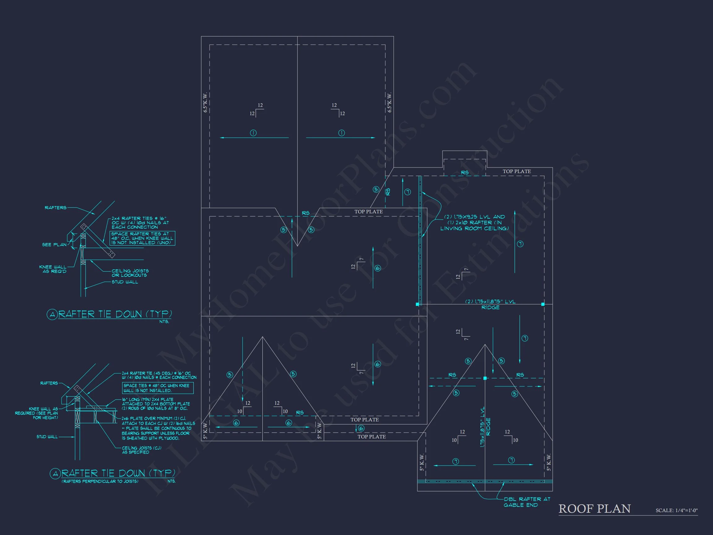 10-1256 HOUSE PLAN - Beautiful CAD House Plan with 2 Floors and 3 Bedrooms 9 Beautiful CAD house Plan with 2 Floors and 3 Bedrooms