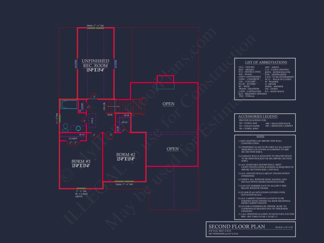 Beautiful CAD house Plan with 2 Floors and 3 Bedrooms