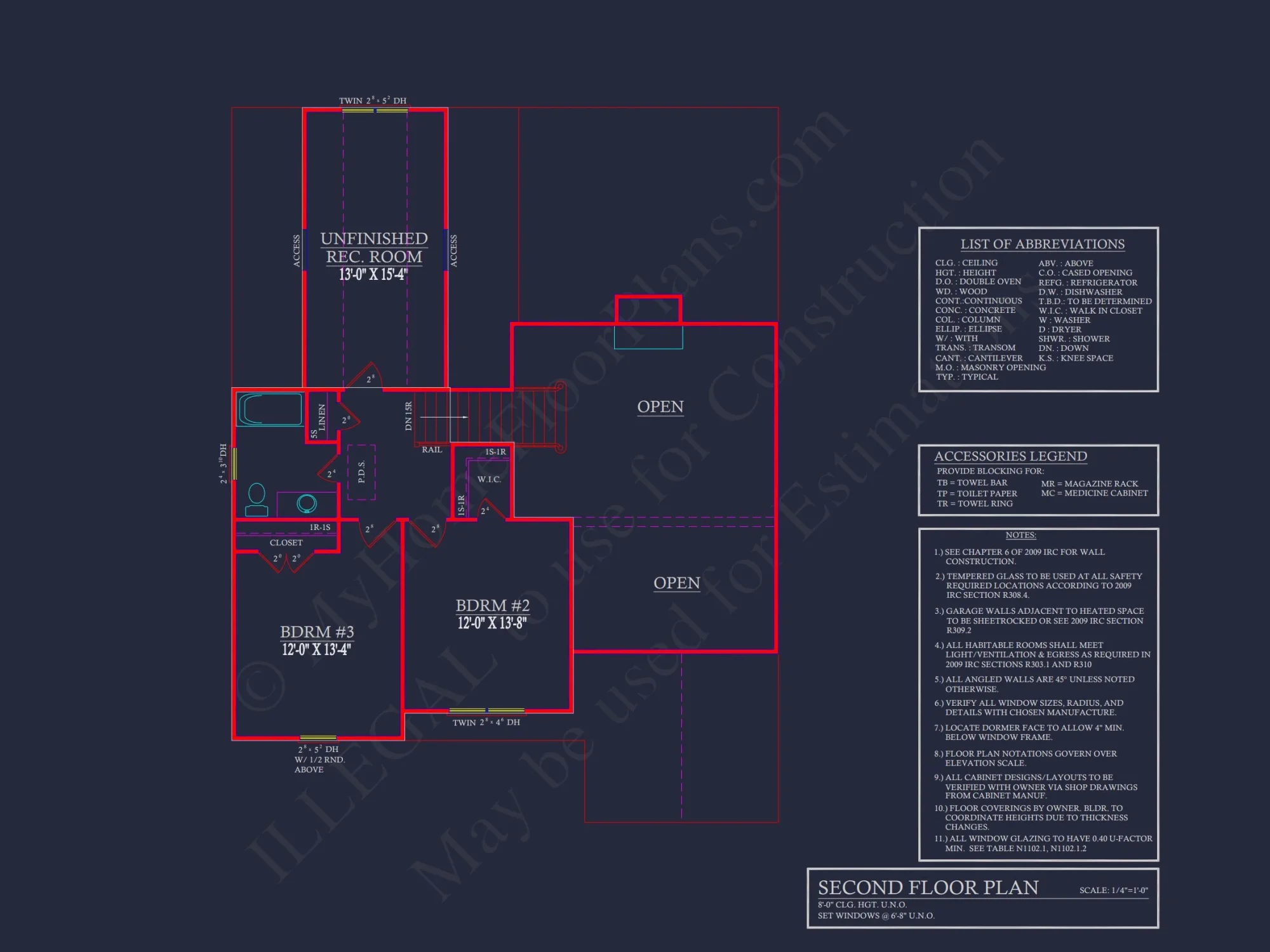 Beautiful CAD house Plan with 2 Floors and 3 Bedrooms
