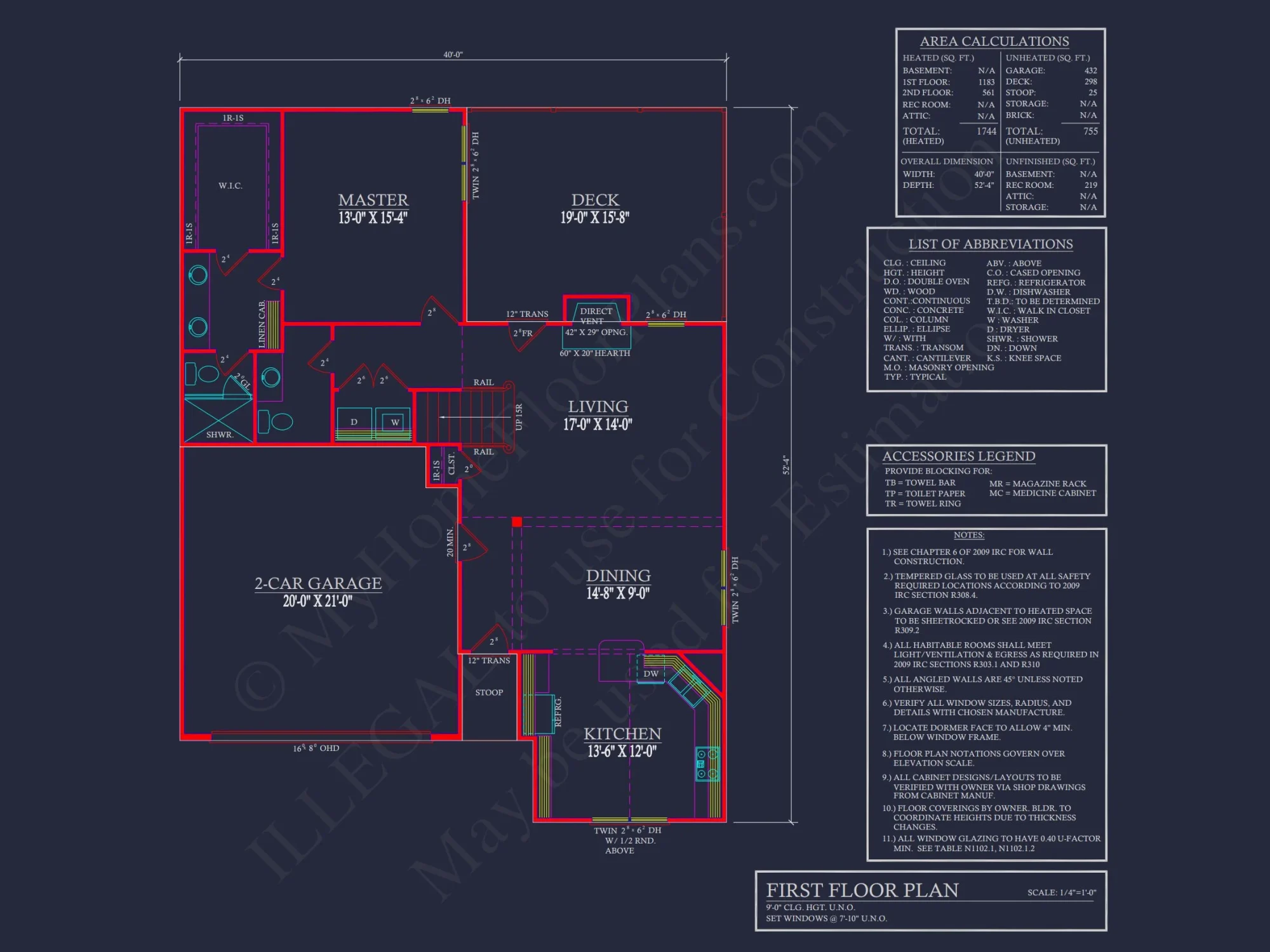 Beautiful CAD house Plan with 2 Floors and 3 Bedrooms