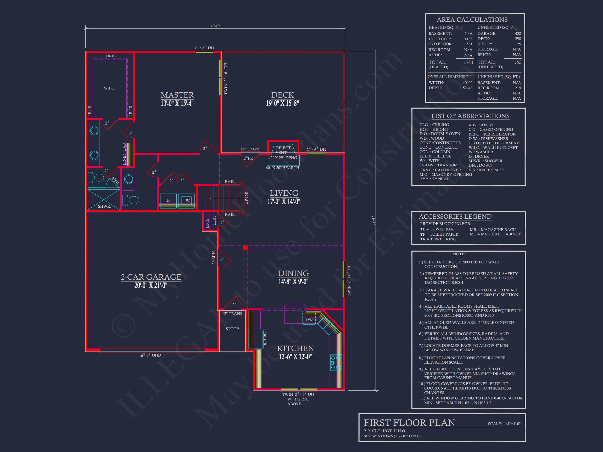 10-1256 HOUSE PLAN - Beautiful CAD House Plan with 2 Floors and 3 Bedrooms 4 Beautiful CAD house Plan with 2 Floors and 3 Bedrooms
