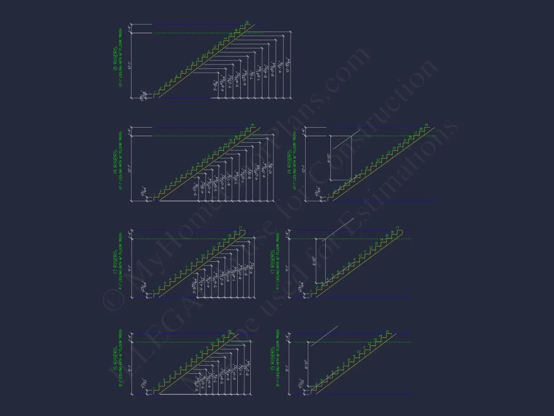 Classic 2-Story house Plan: 4 Beds, 2289 sq ft Blueprint