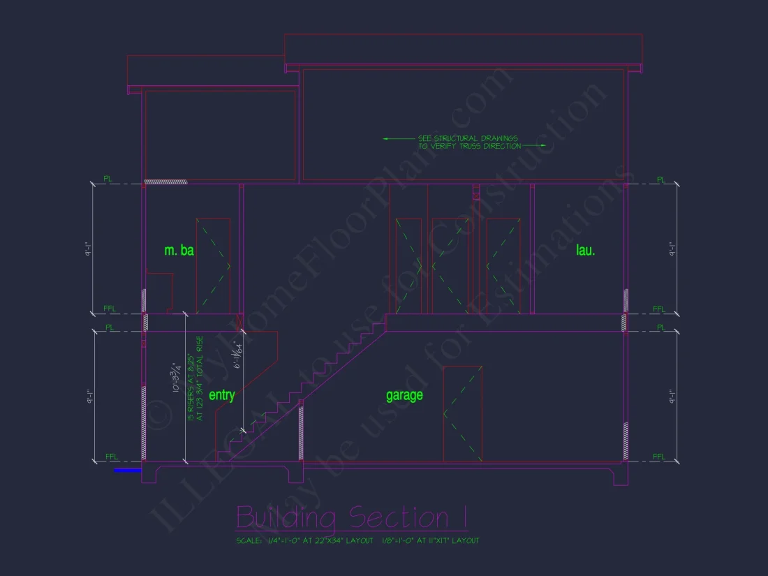 Classic 2-Story house Plan: 4 Beds, 2289 sq ft Blueprint