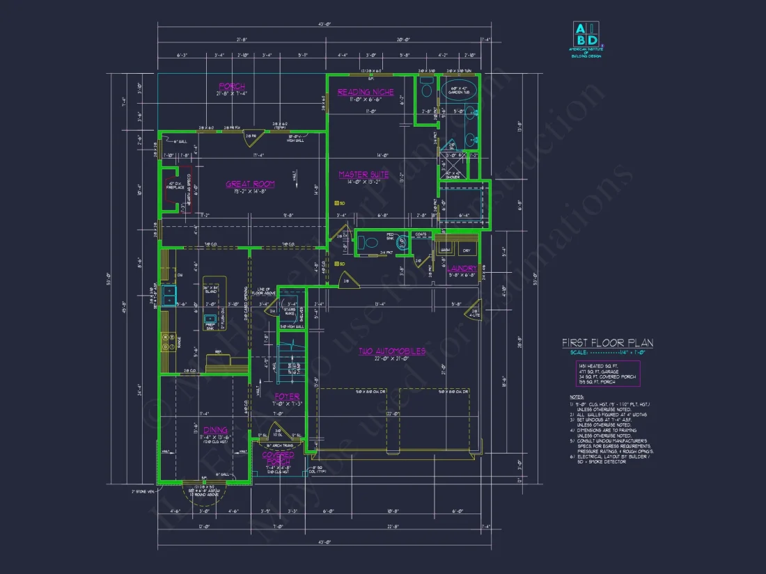 "Image of a two-story, elegant house plan with CAD-ready designs"