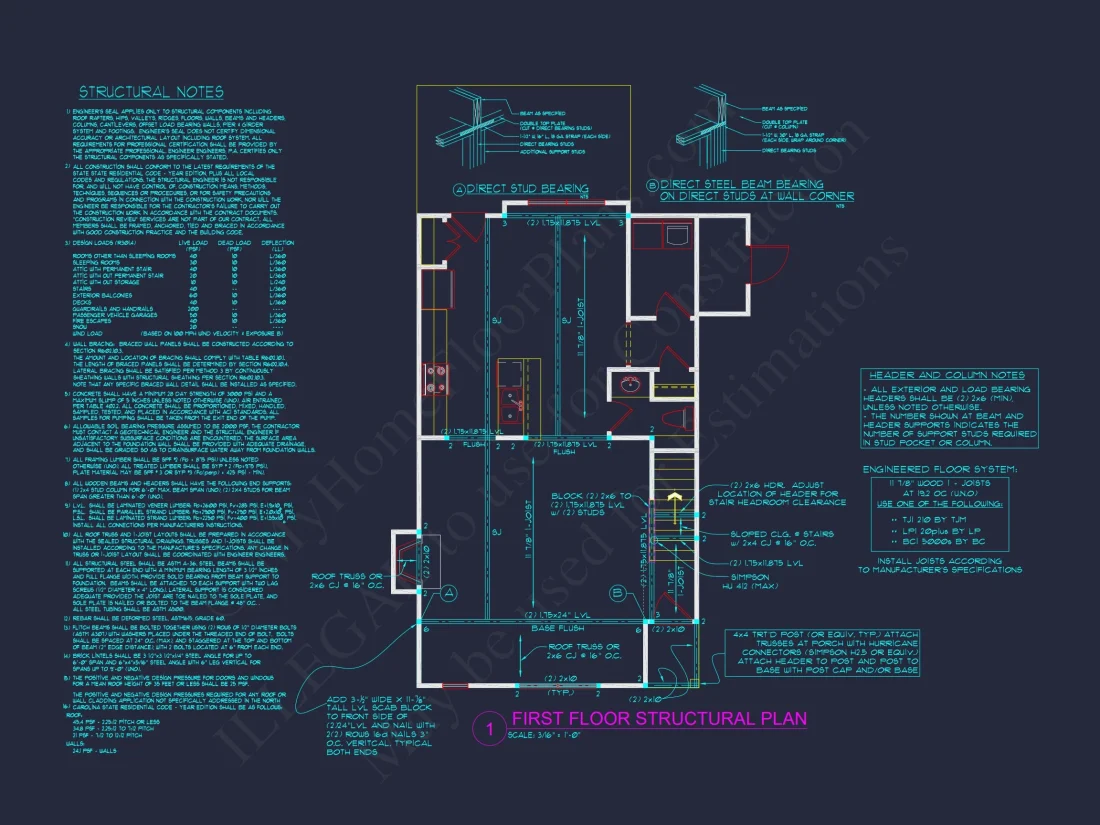 Charming 2-Story house Plan with CAD Blueprint and Unique Features