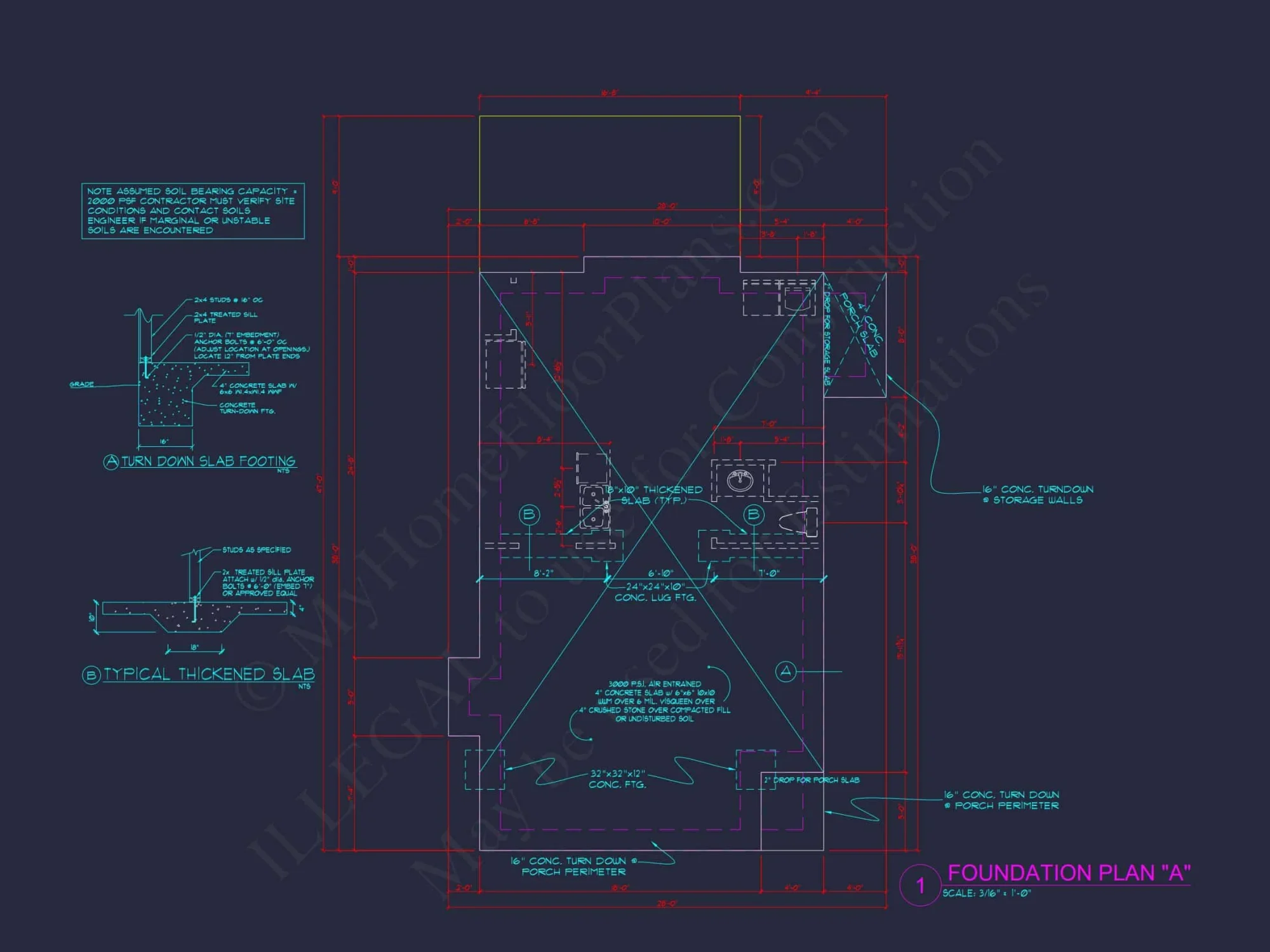 Charming 2-Story house Plan with CAD Blueprint and Unique Features