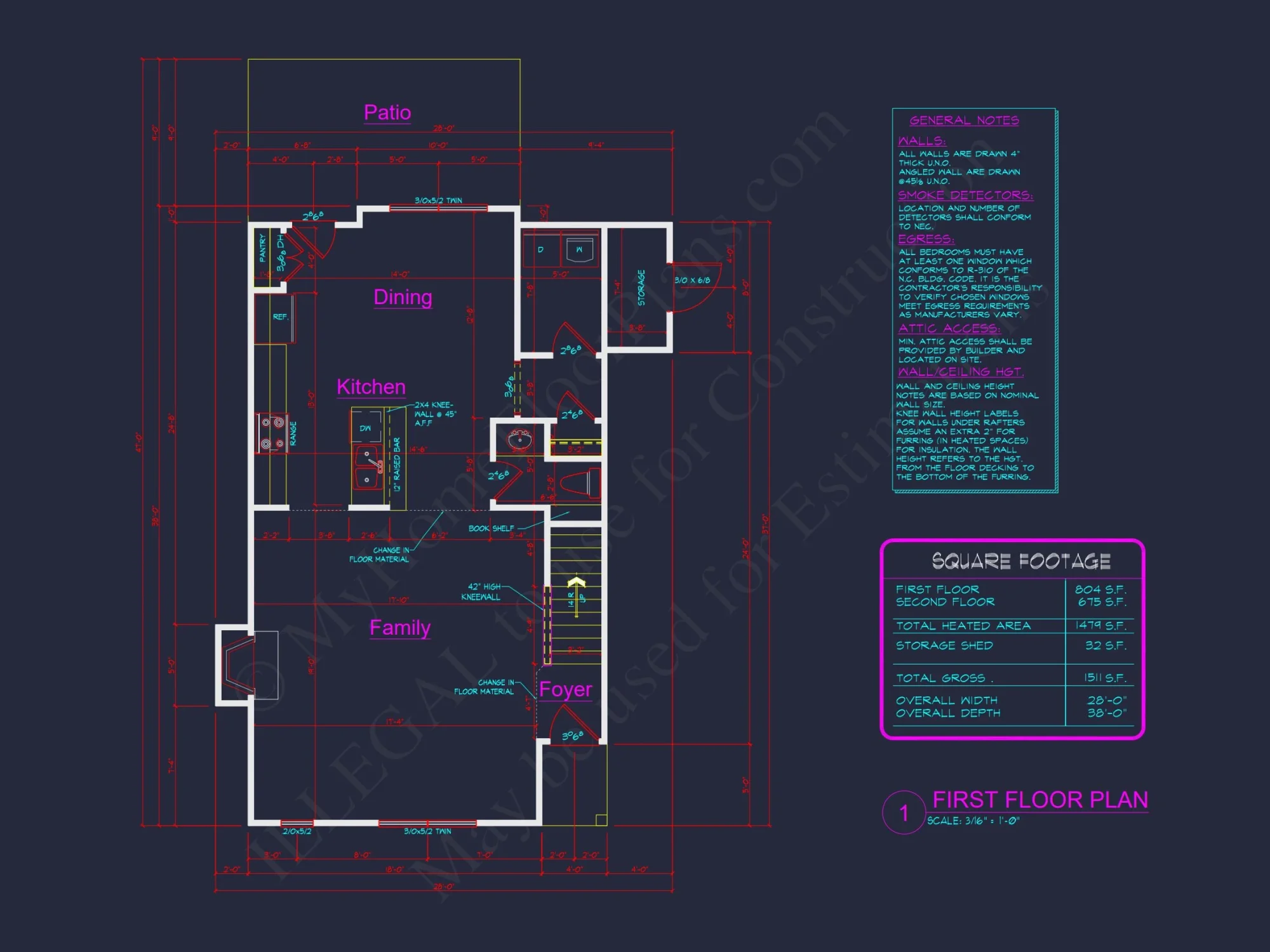 Charming 2-Story house Plan with CAD Blueprint and Unique Features