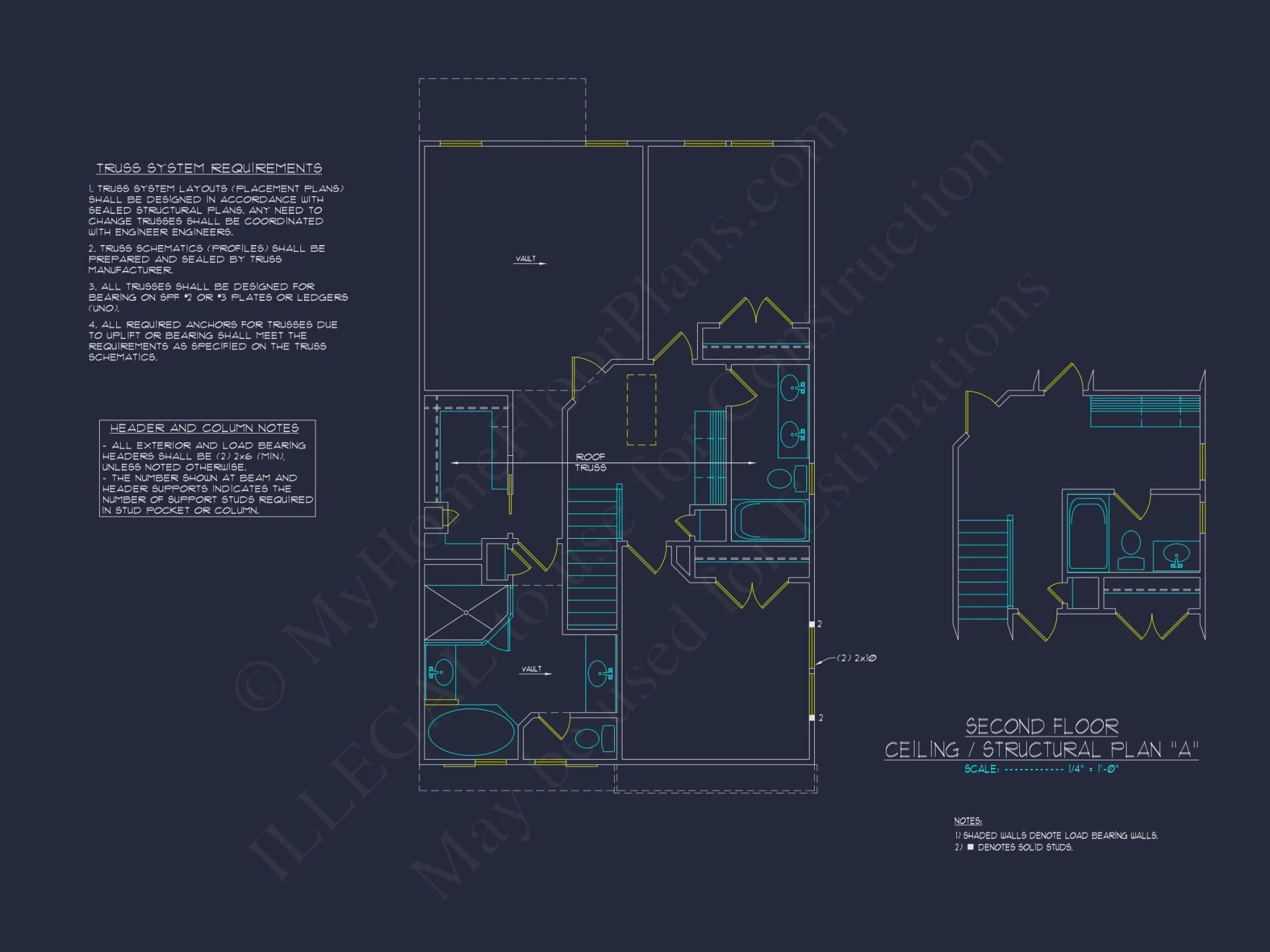 Stylish house Plan with Modern Floor Plan and CAD Designs
