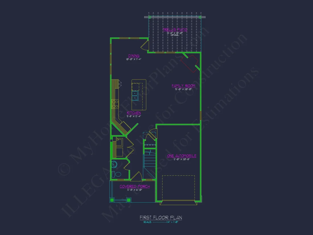 Stylish house Plan with Modern Floor Plan and CAD Designs