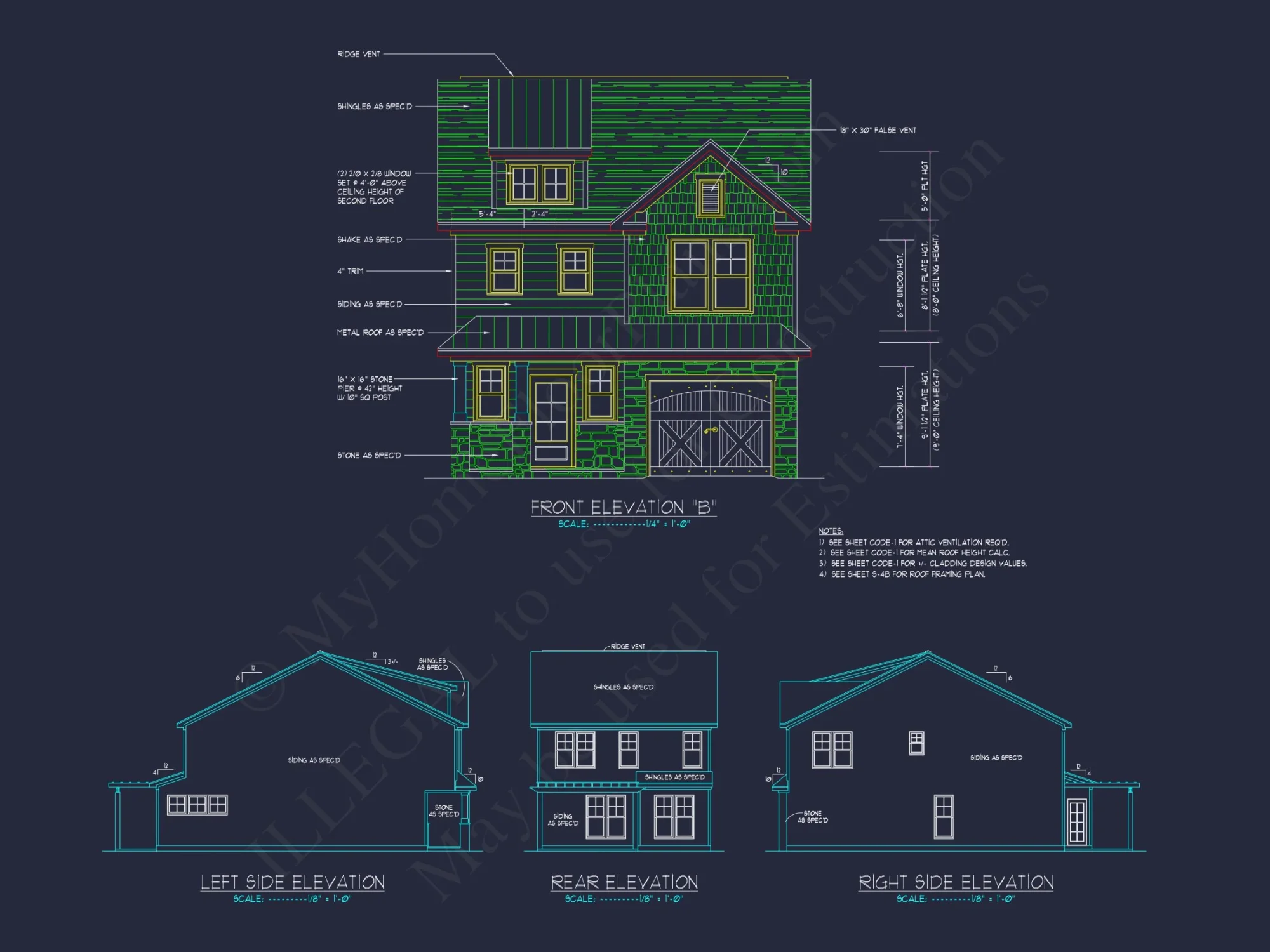 Stylish house Plan with Modern Floor Plan and CAD Designs