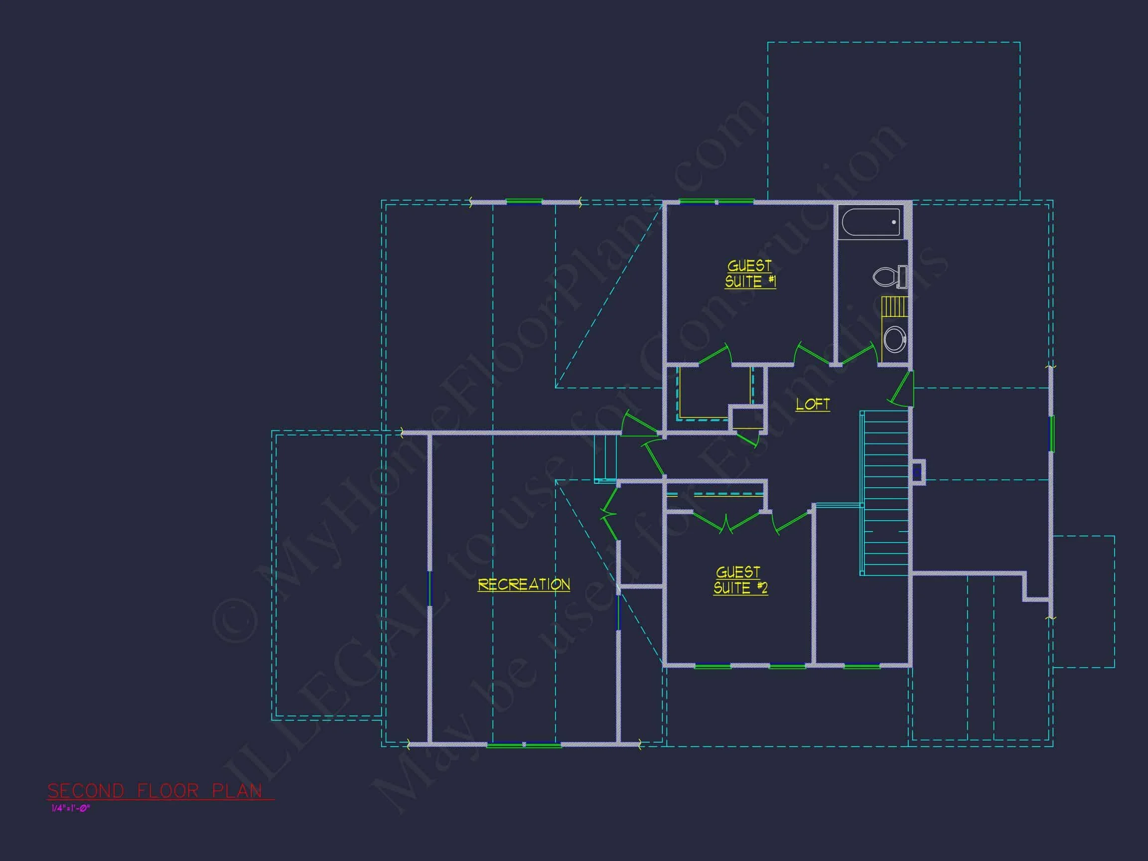 Stunning 2-Story house Plan with CAD Blueprint and Modern Designs