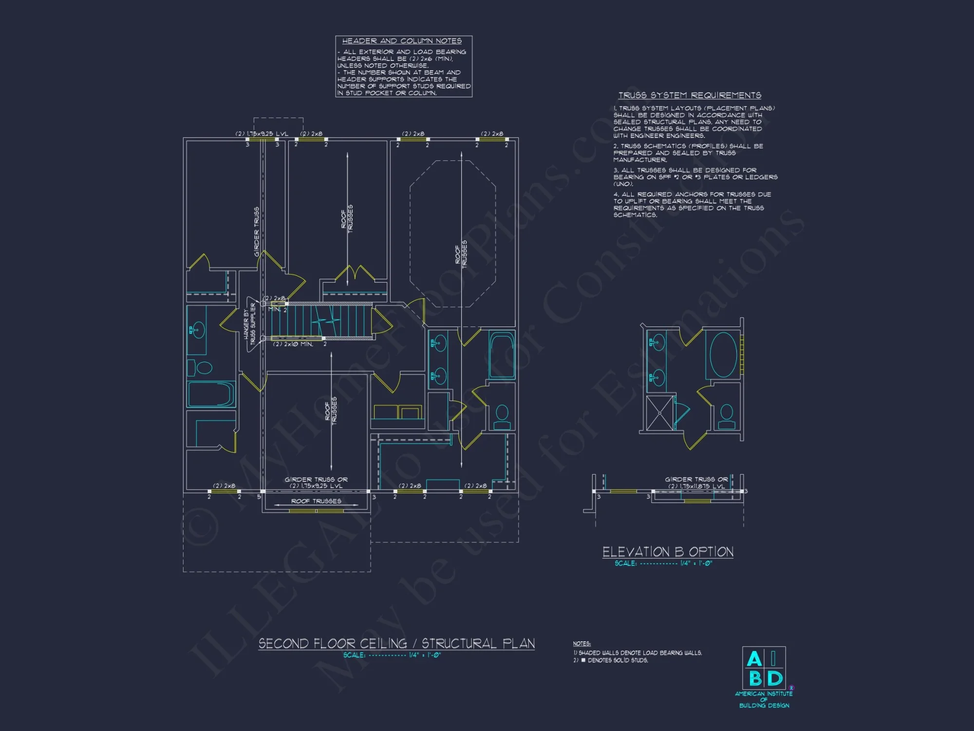 Modern house Design: Beautiful 2-Story Floor Plan Blueprint