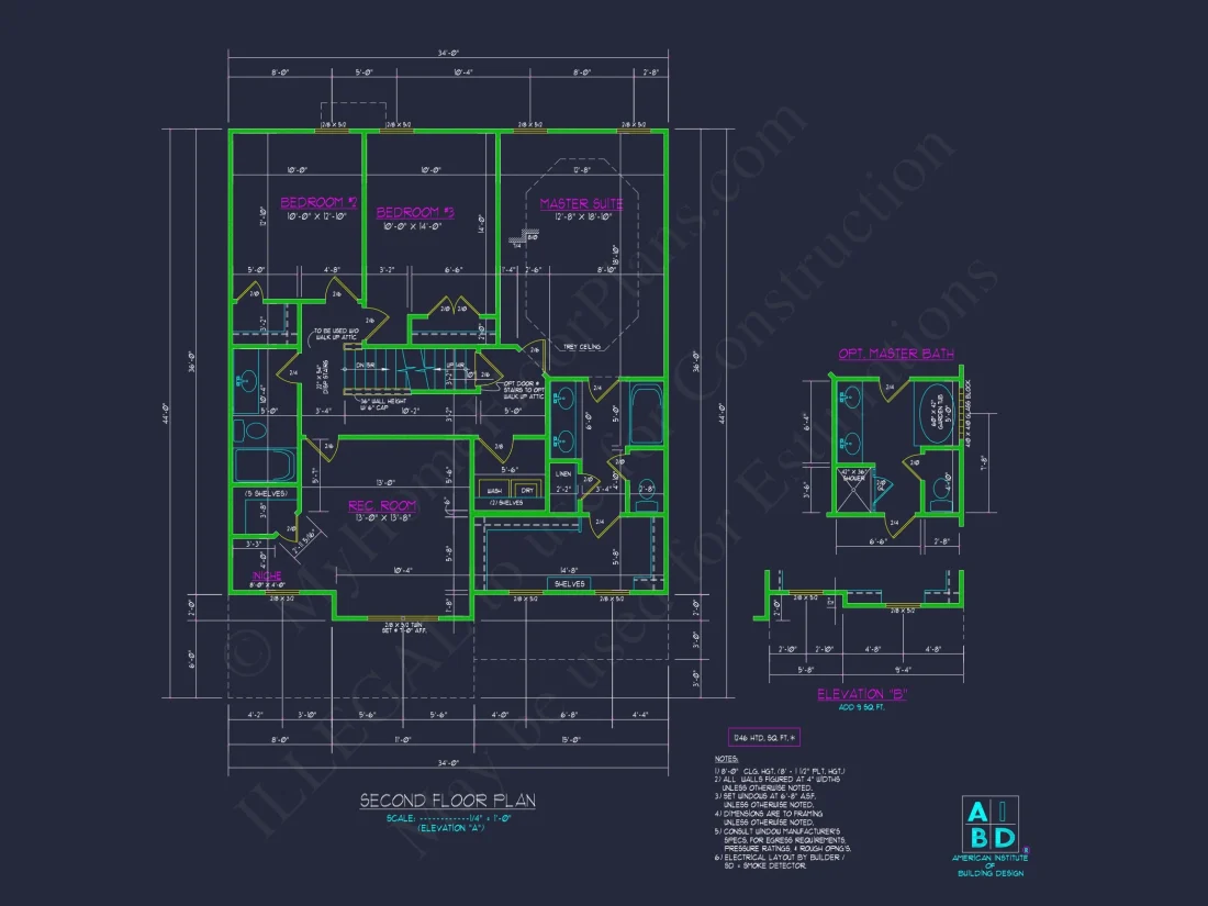 Modern house Design: Beautiful 2-Story Floor Plan Blueprint