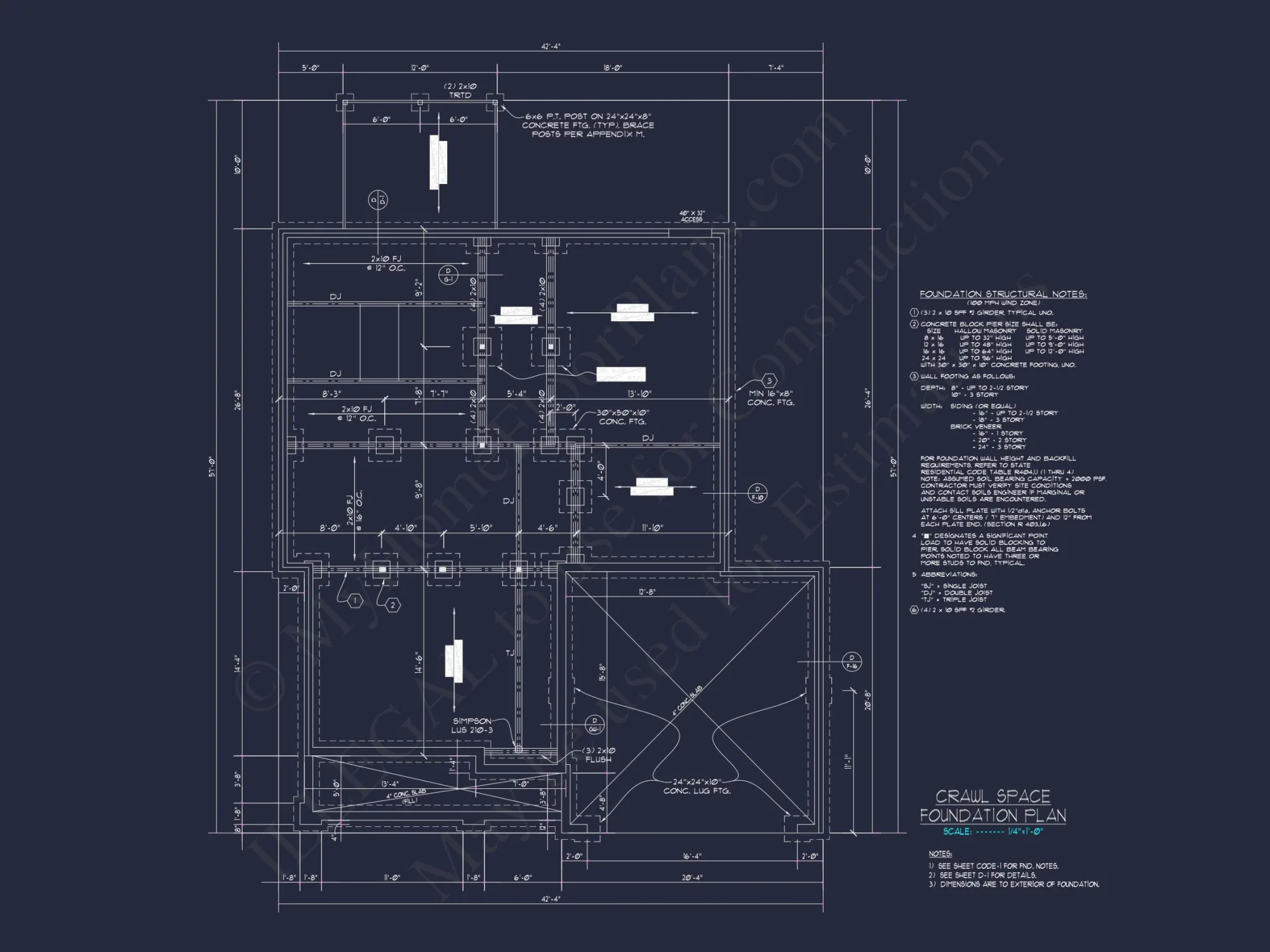 Craftsman house Plan with Open Floor Plan and CAD Designs