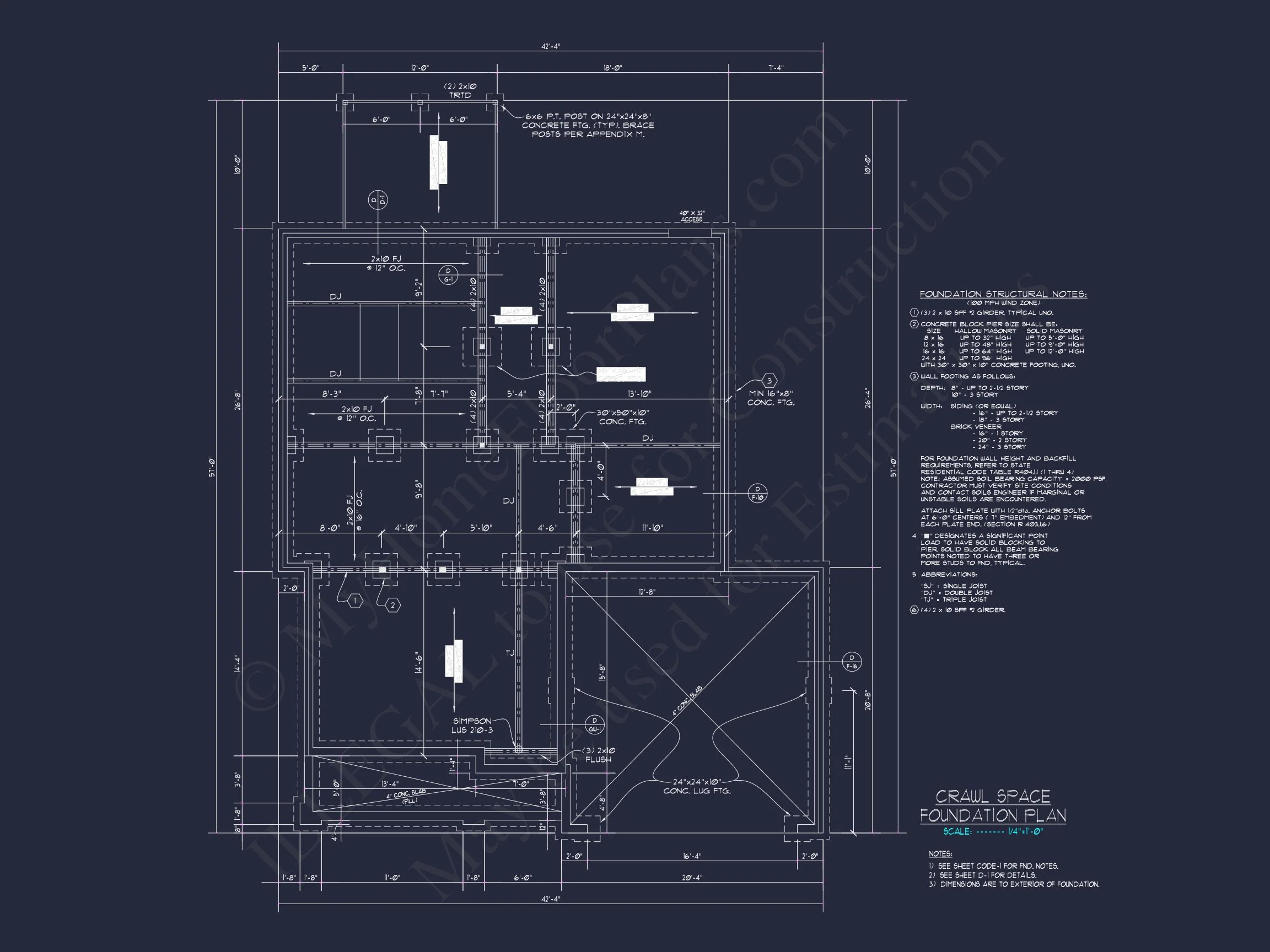 Craftsman house Plan with Open Floor Plan and CAD Designs
