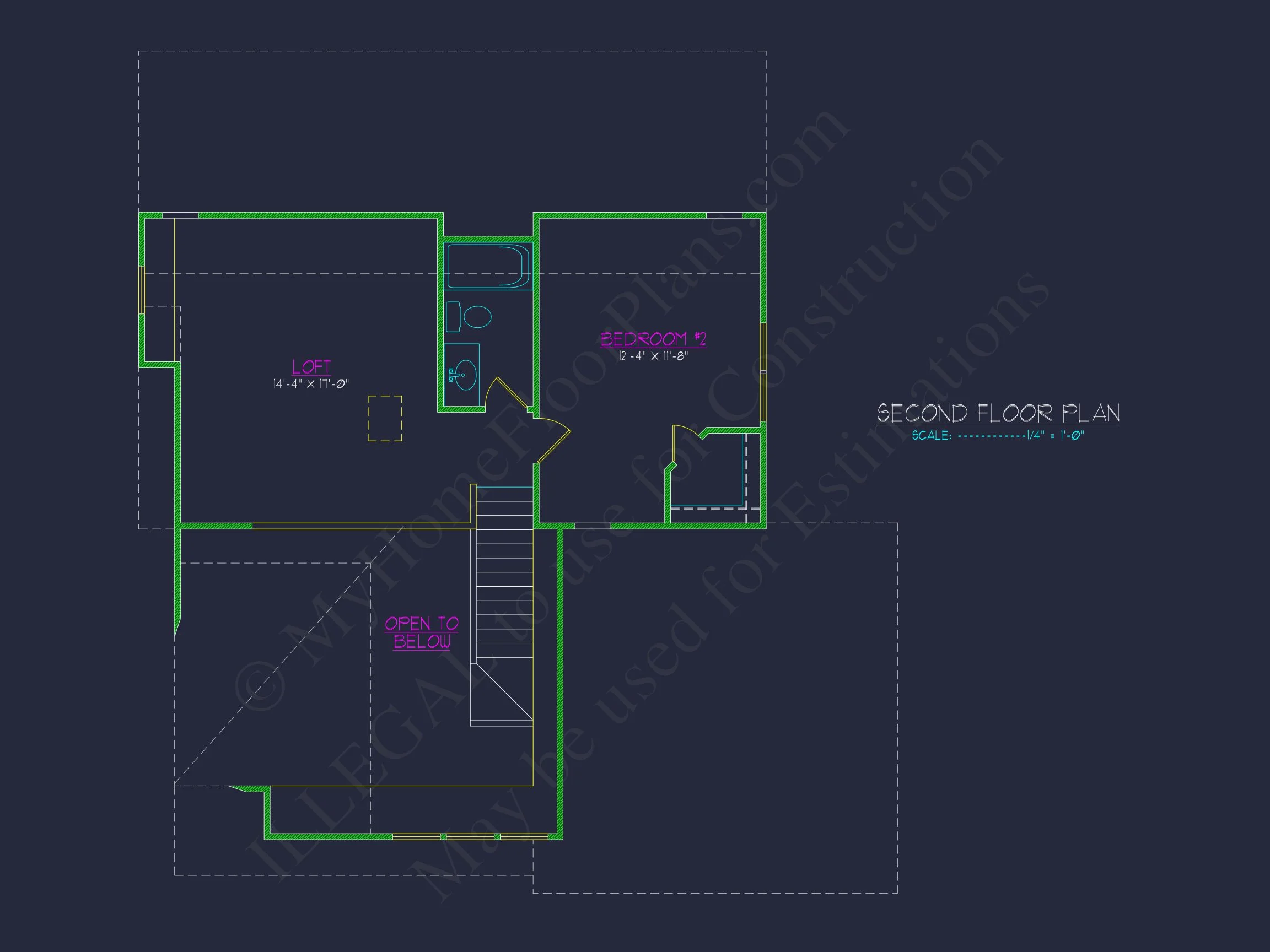 Craftsman house Plan with Open Floor Plan and CAD Designs