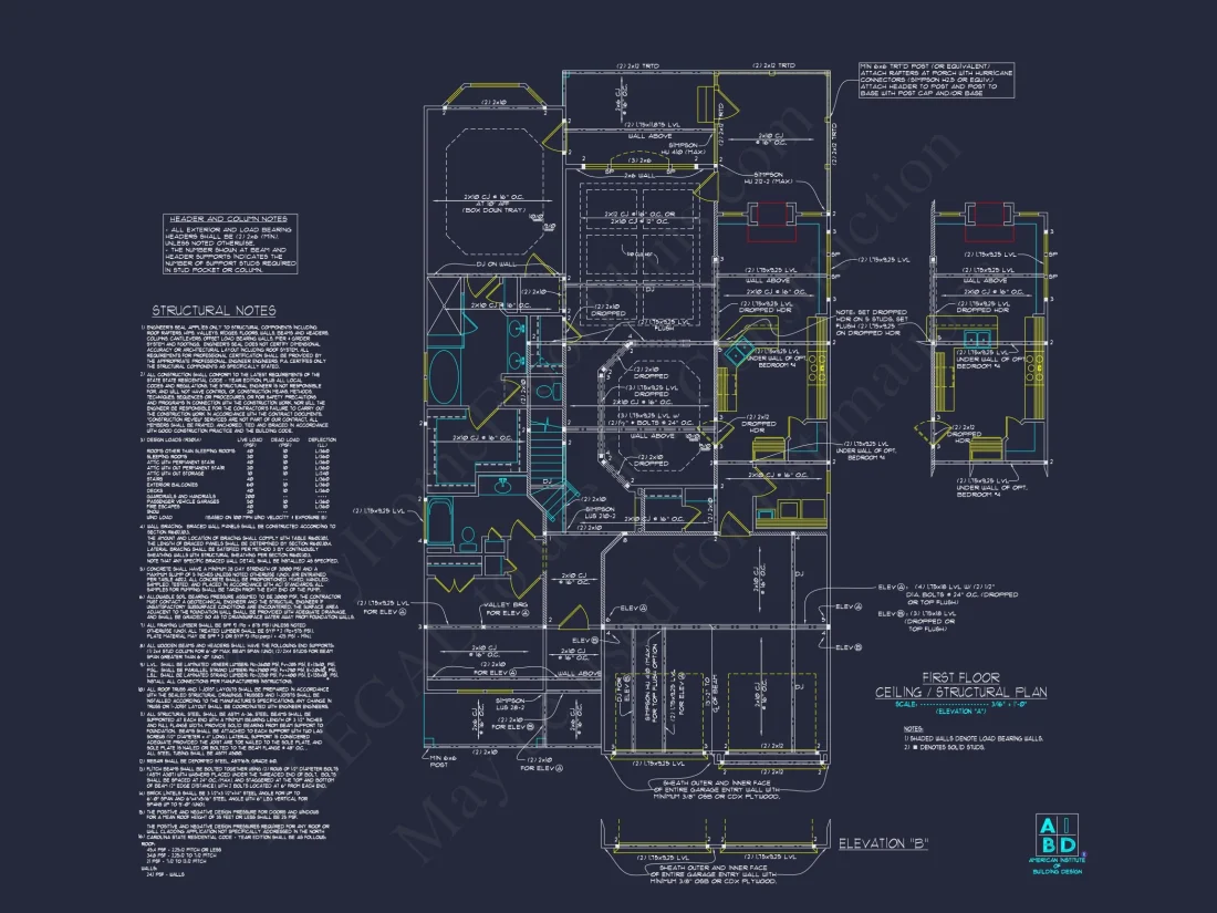 Beautiful 1.5-Story house Plan with CAD Designs & Floor Plan